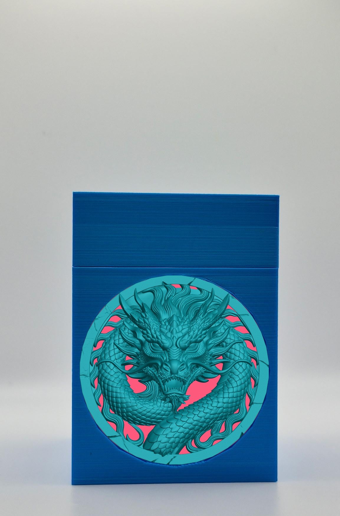 Dragon Card Box — Blue