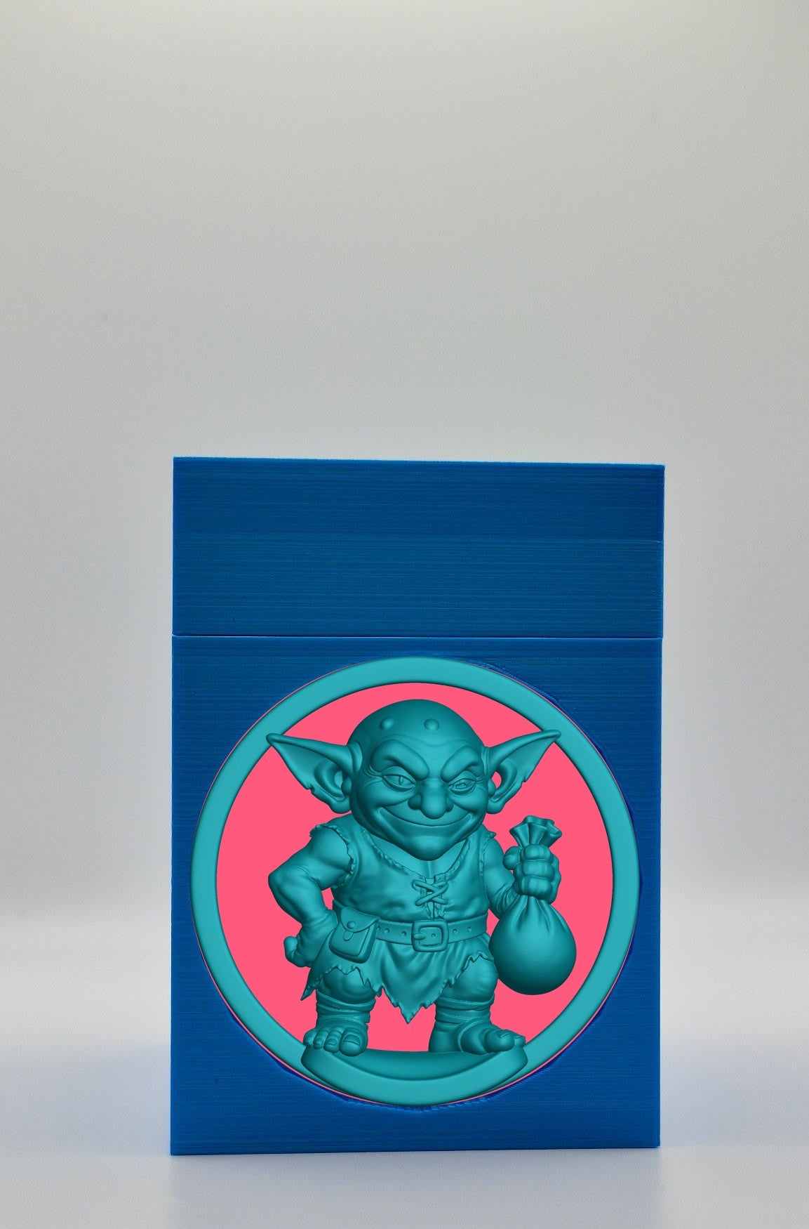 Greedy Goblin Card Box — Blue