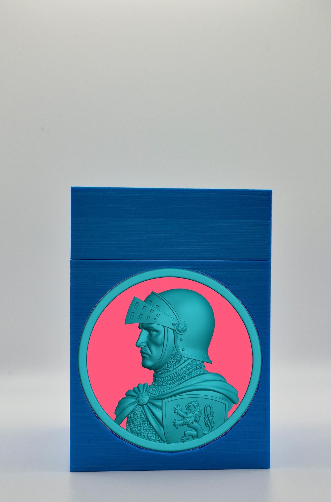 Knight Card Box — Blue