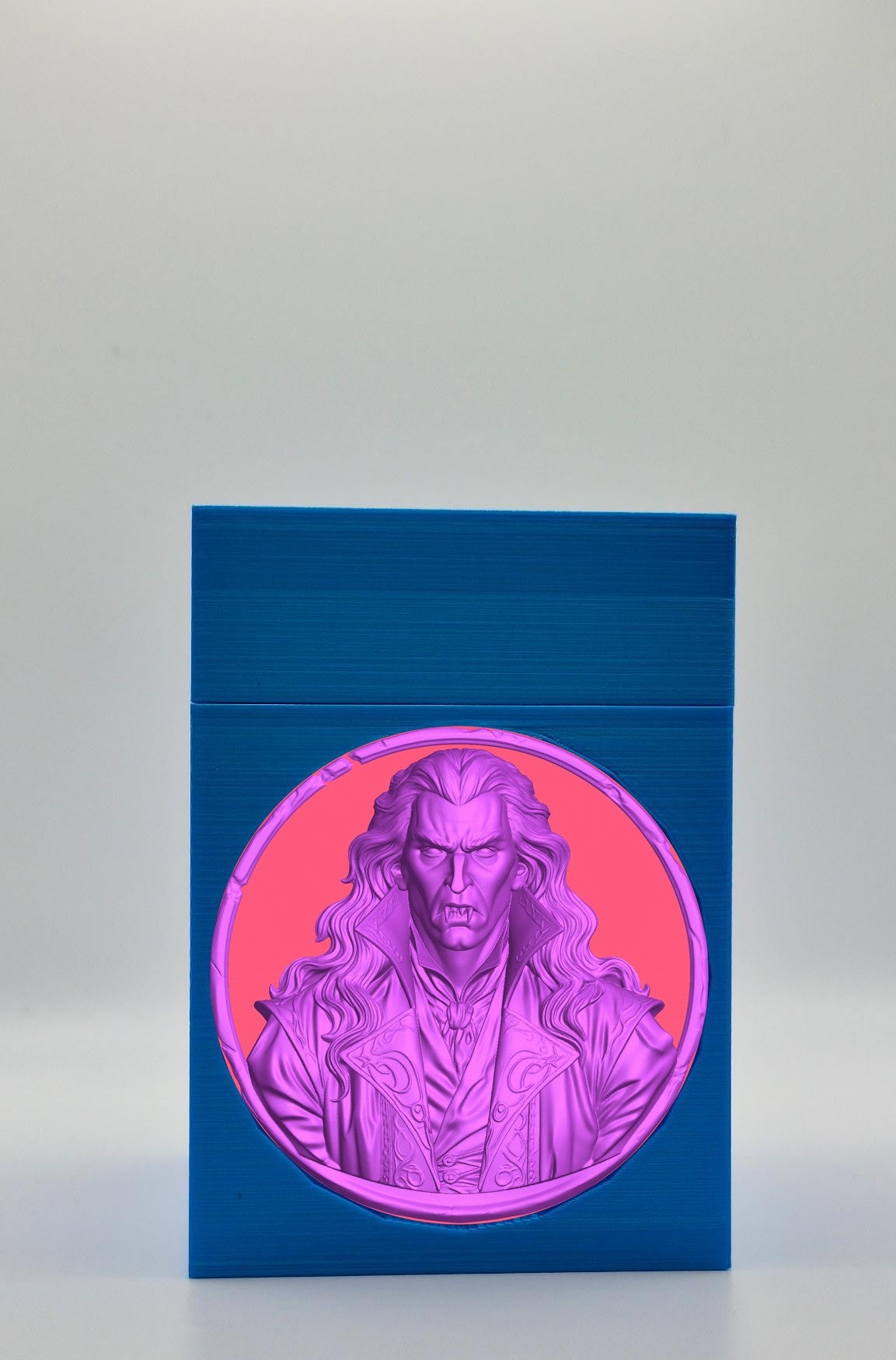 Gothic Vampire Card Box — Blue