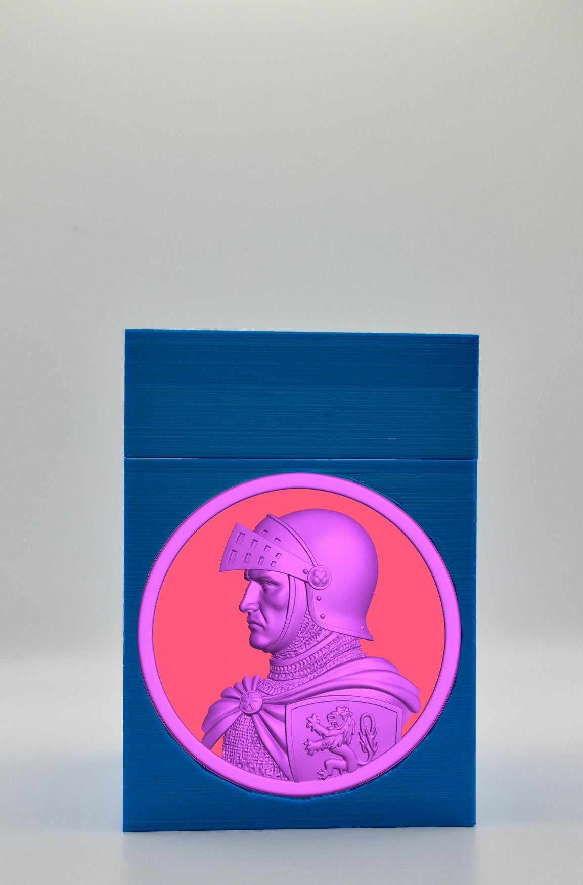 Knight Card Box — Blue