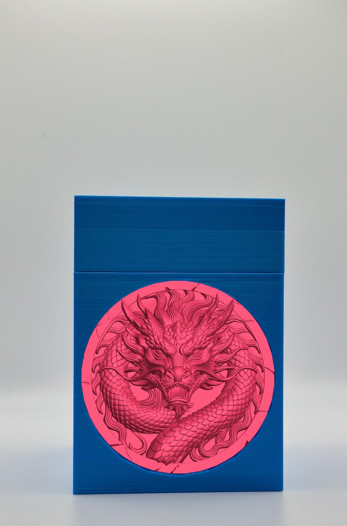 Dragon Card Box — Blue
