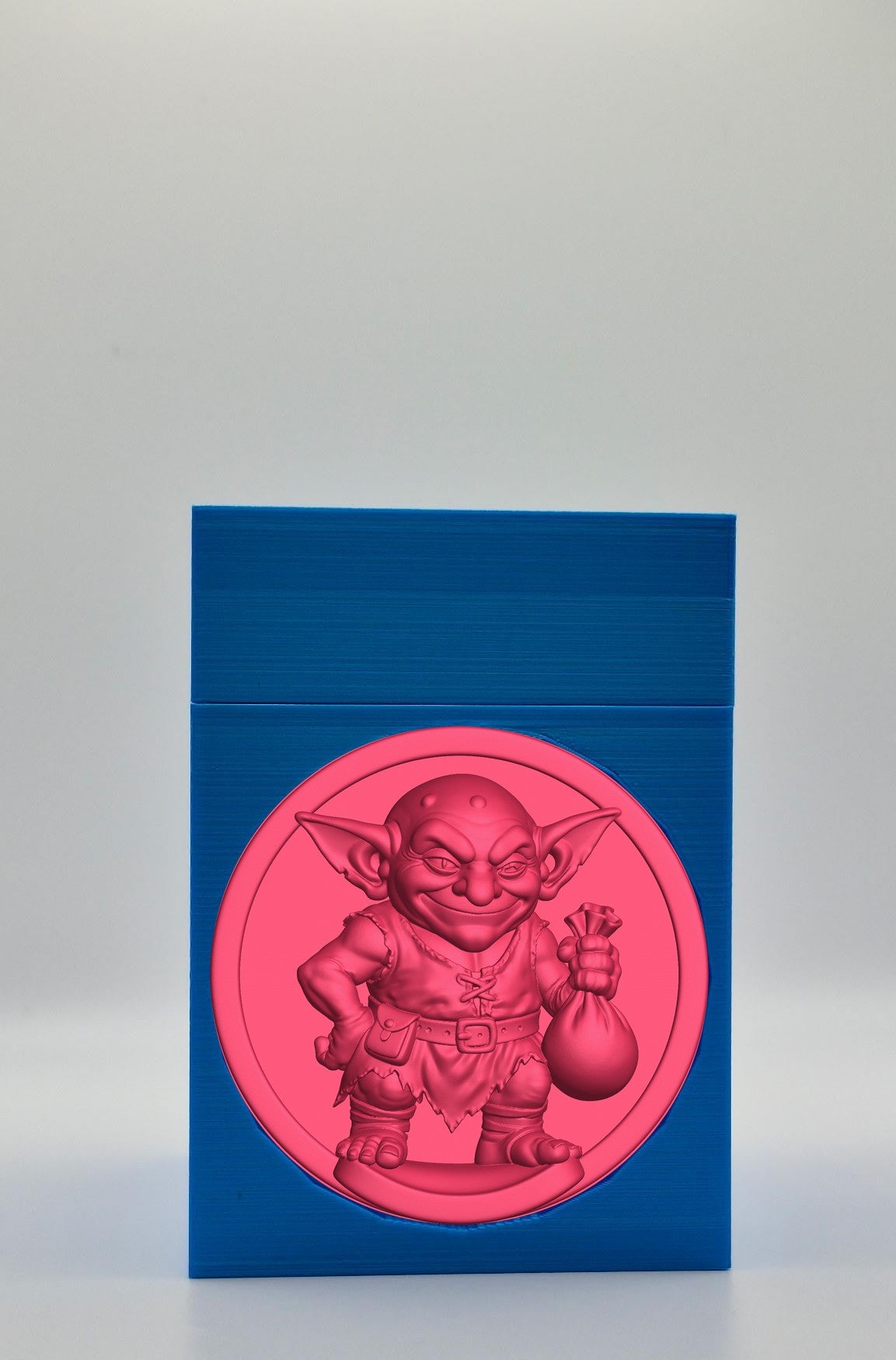 Greedy Goblin Card Box — Blue