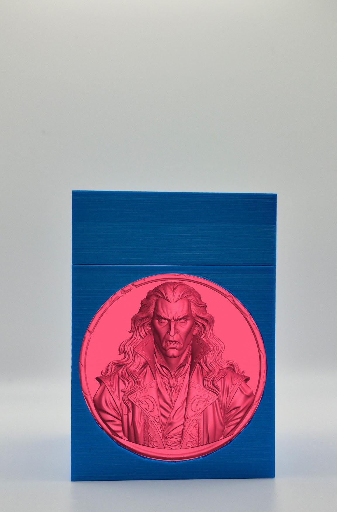 Gothic Vampire Card Box — Blue