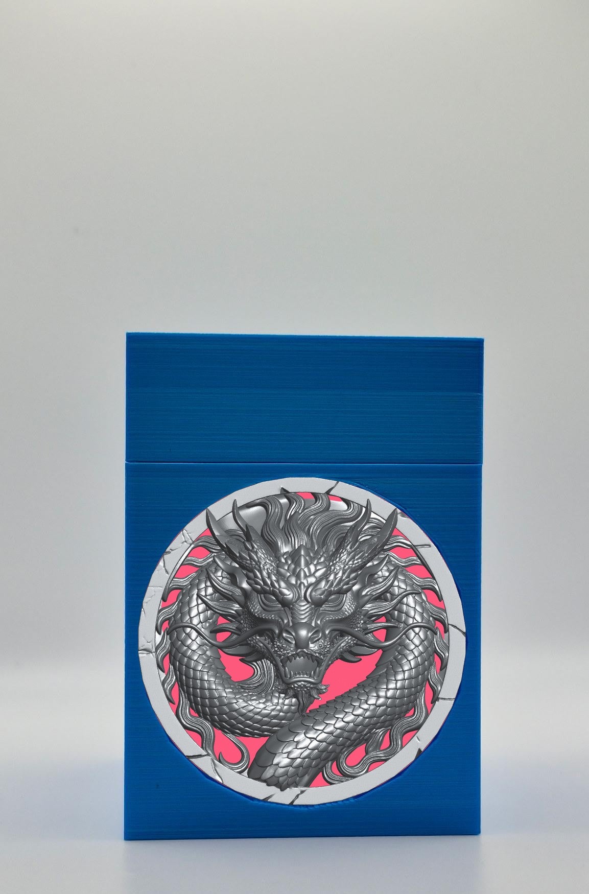 Dragon Card Box — Blue