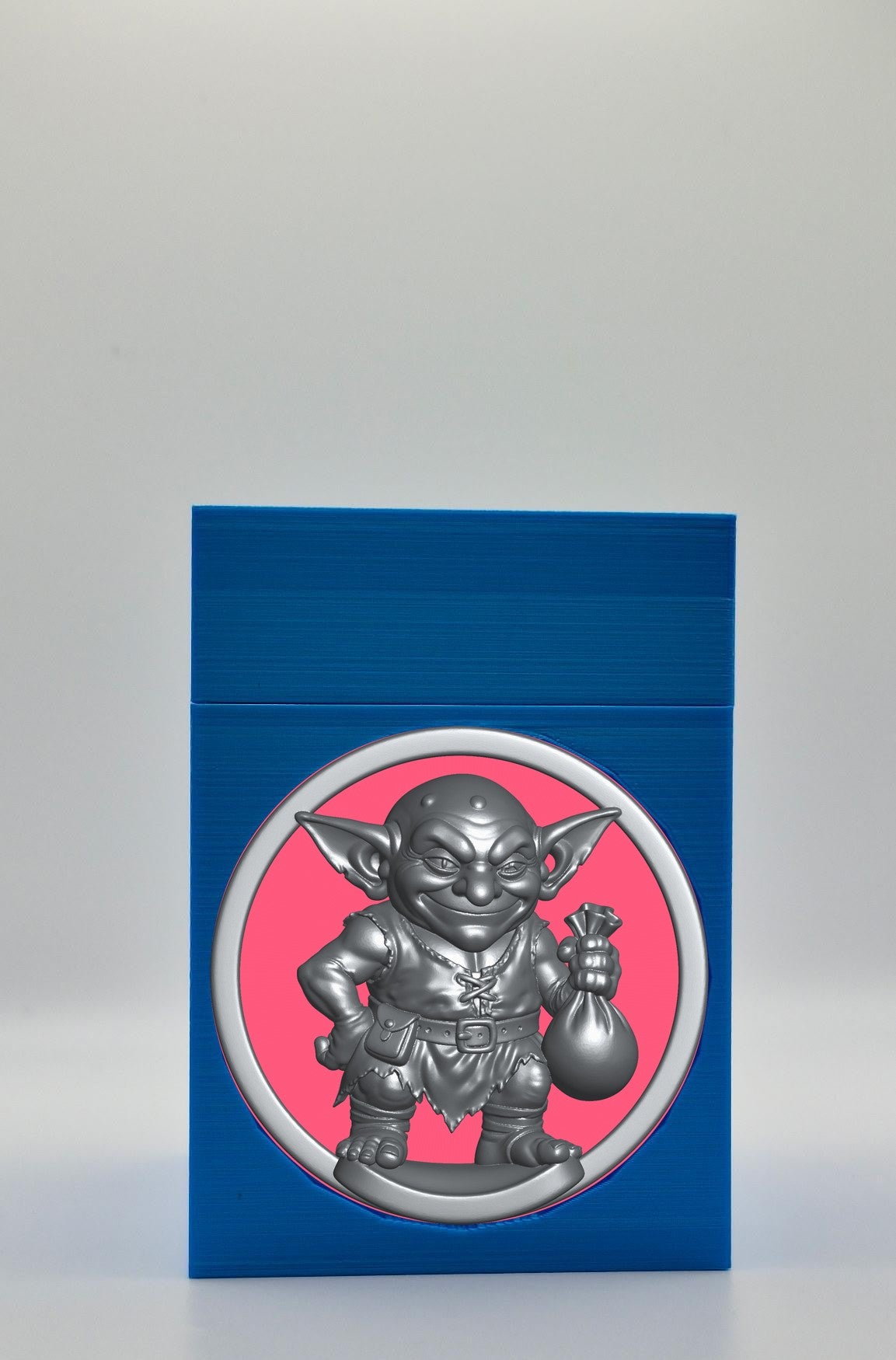Greedy Goblin Card Box — Blue
