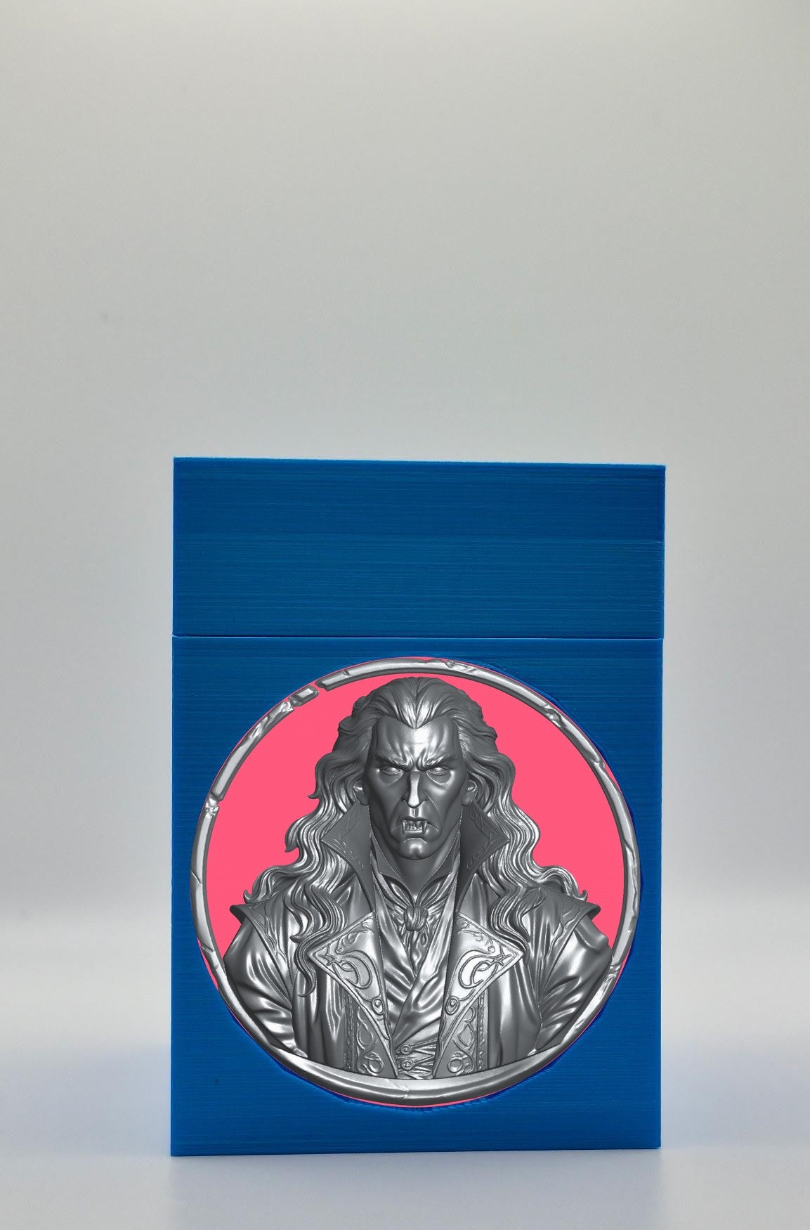 Gothic Vampire Card Box — Blue