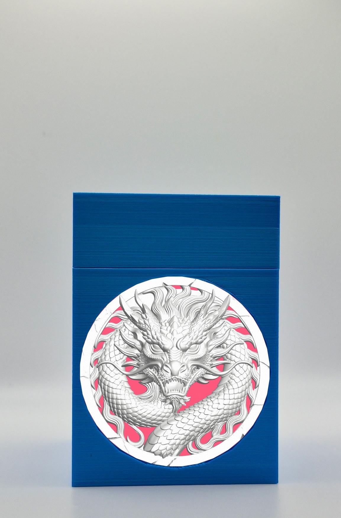 Dragon Card Box — Blue