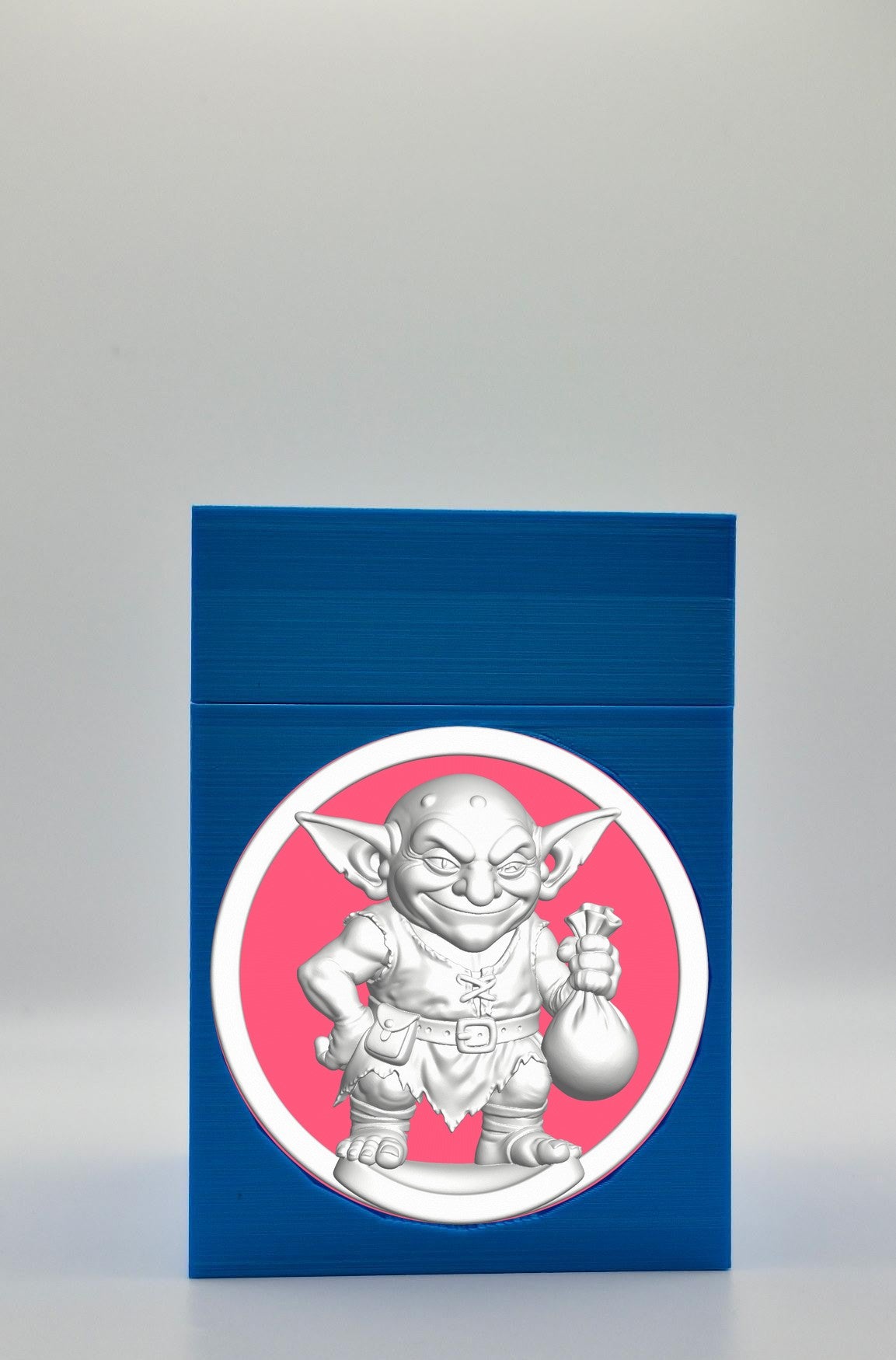 Greedy Goblin Card Box — Blue