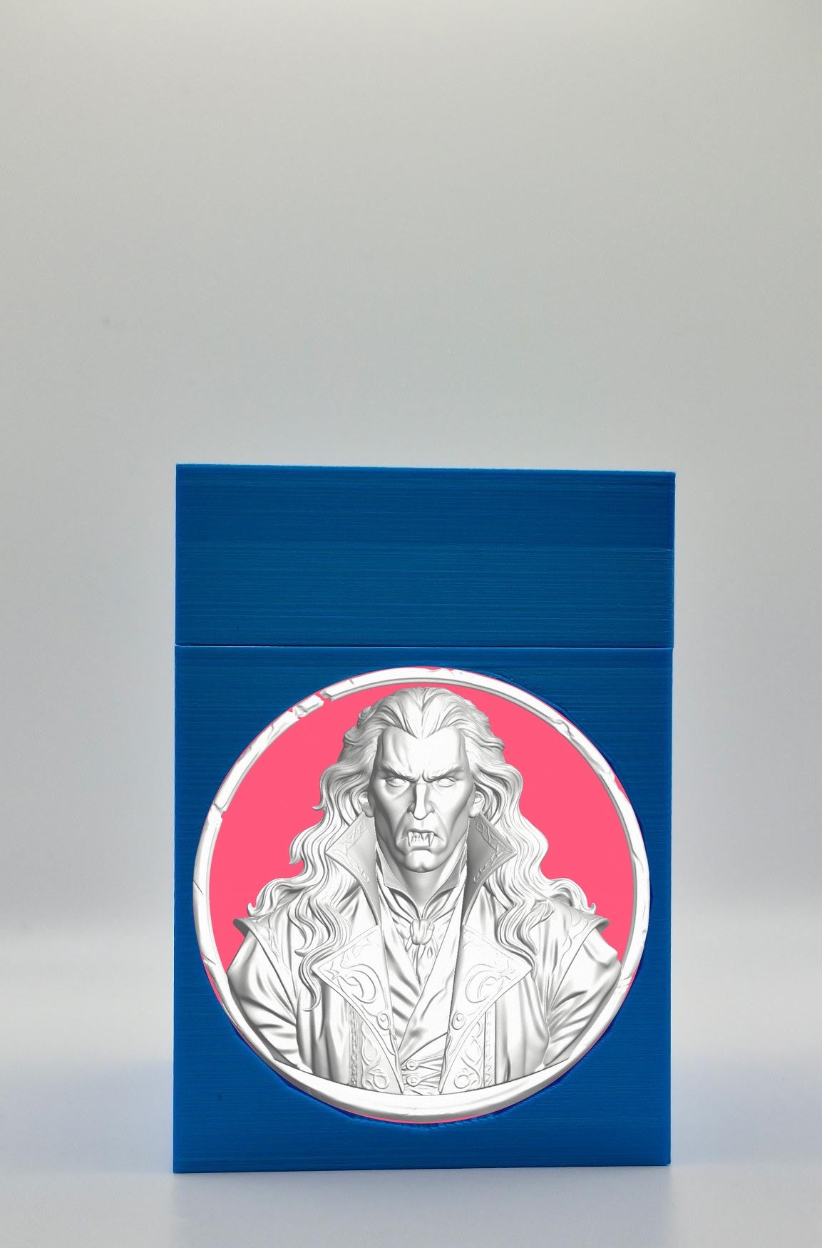 Gothic Vampire Card Box — Blue