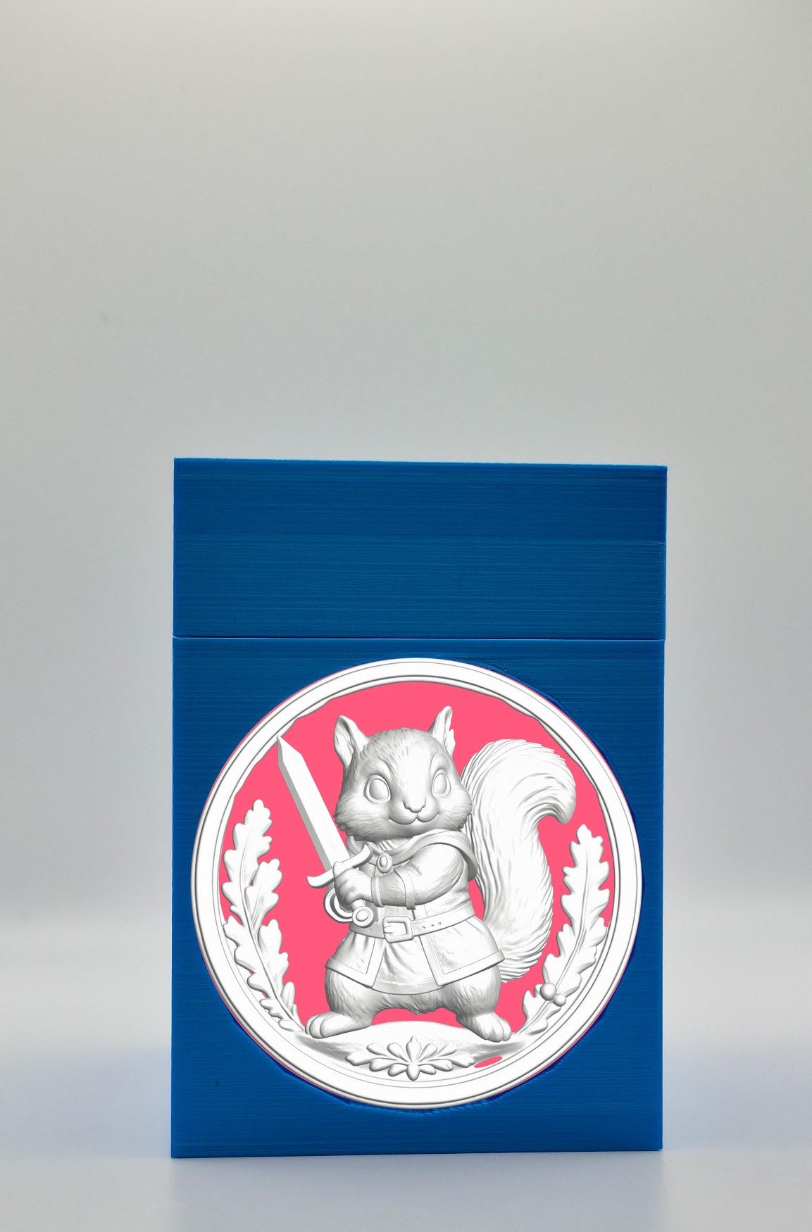 Squirrel Card Box — Blue