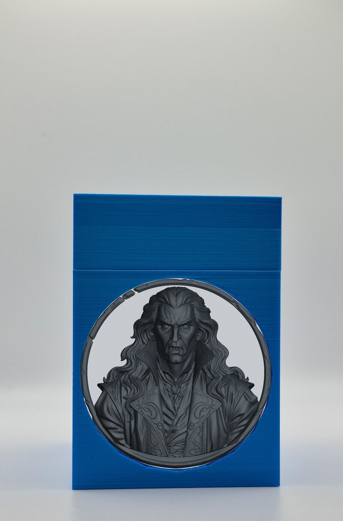 Gothic Vampire Card Box — Blue