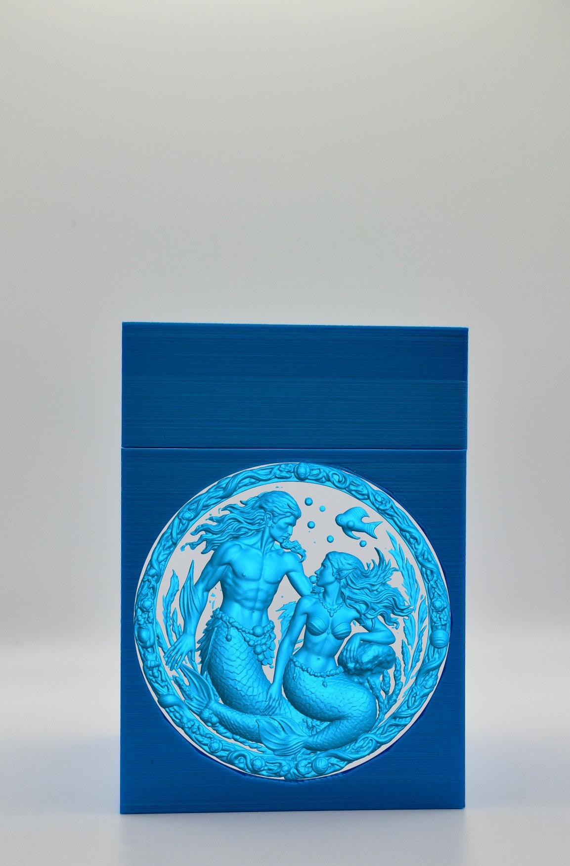 Merfolk Card Box — Blue