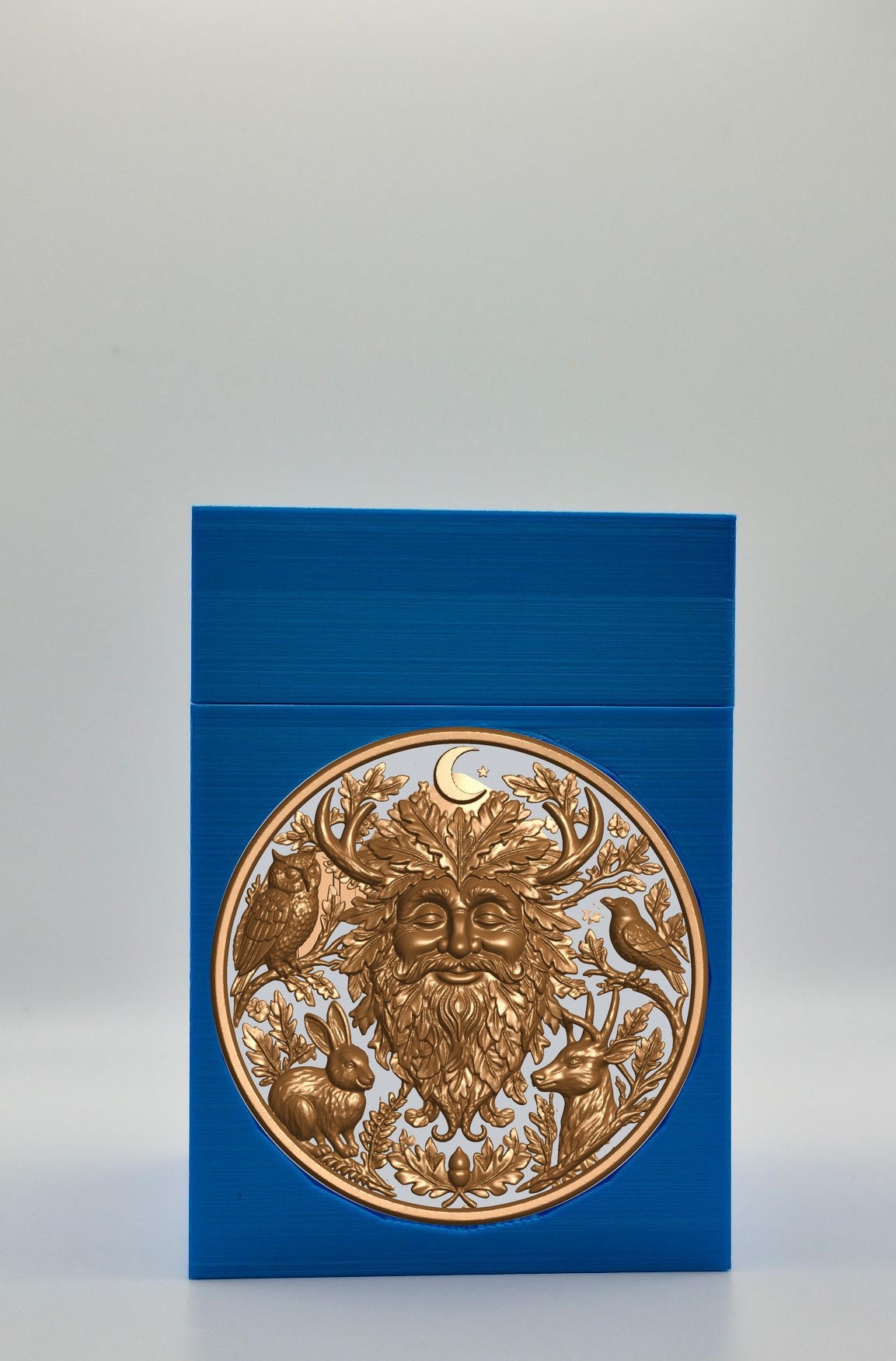 Tree Spirit Card Box — Blue