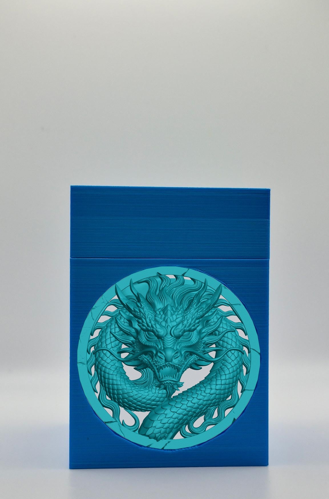 Dragon Card Box — Blue