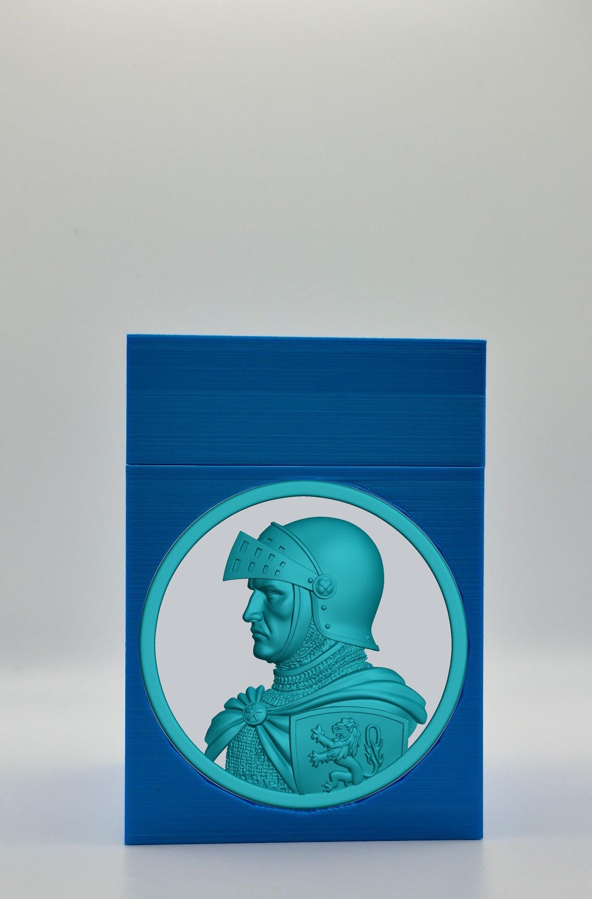 Knight Card Box — Blue
