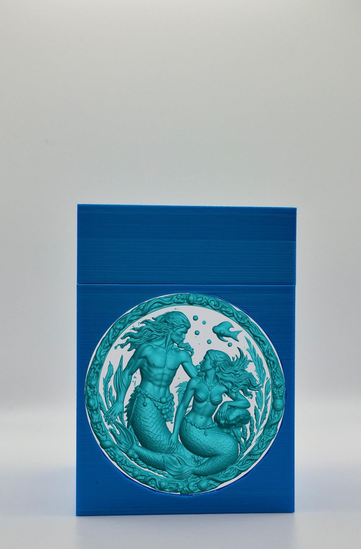 Merfolk Card Box — Blue