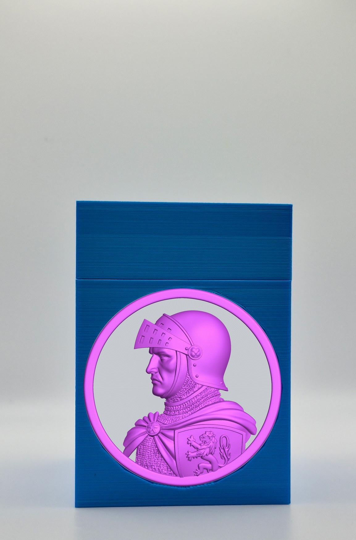 Knight Card Box — Blue