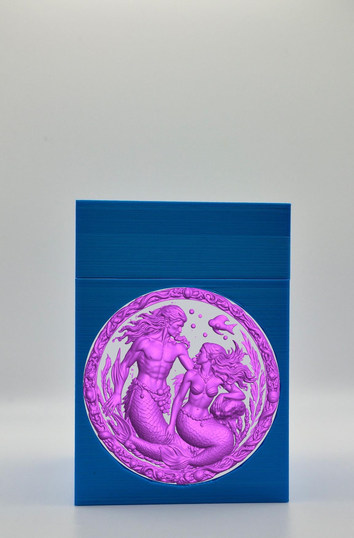 Merfolk Card Box — Blue