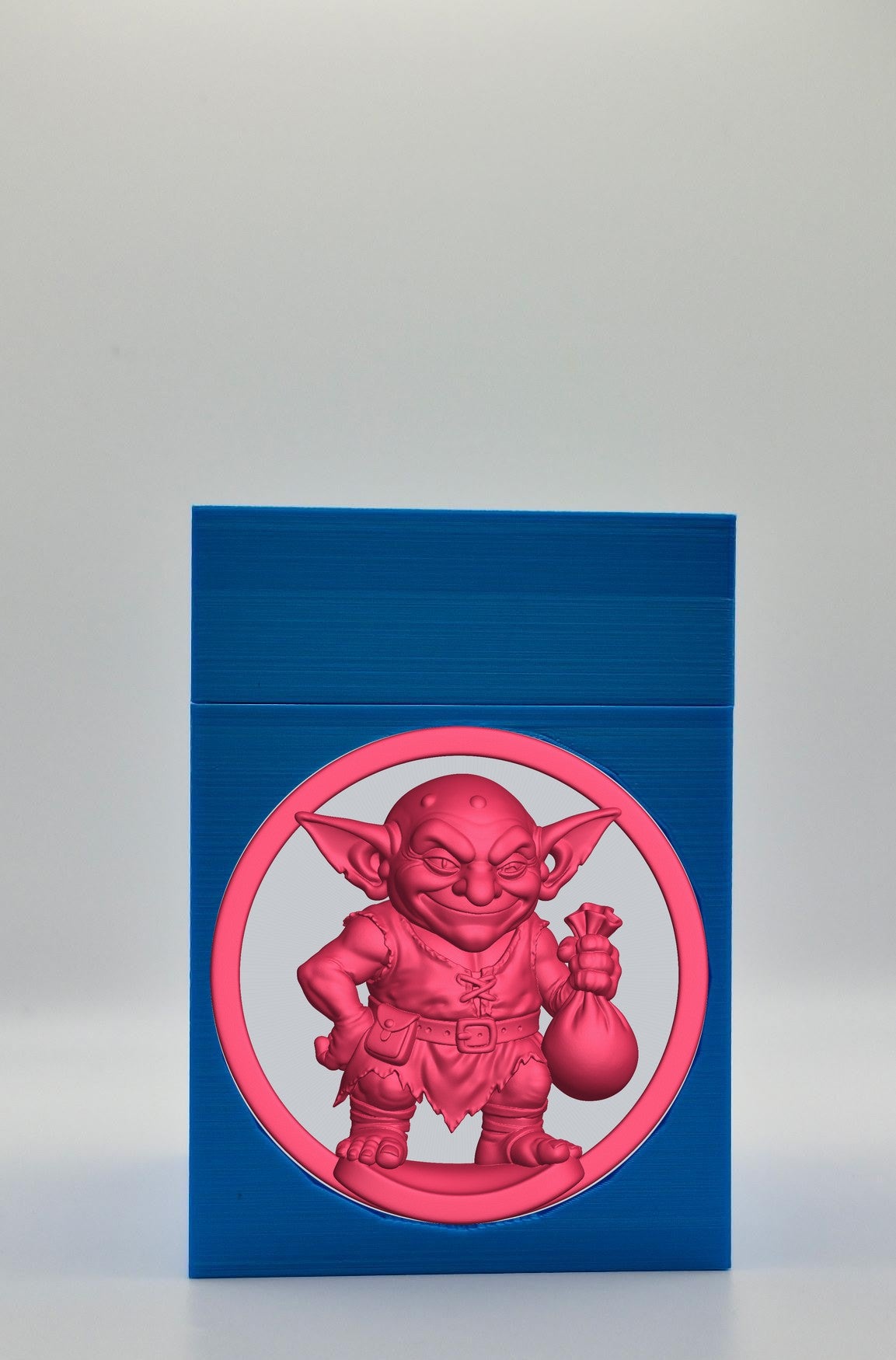 Greedy Goblin Card Box — Blue