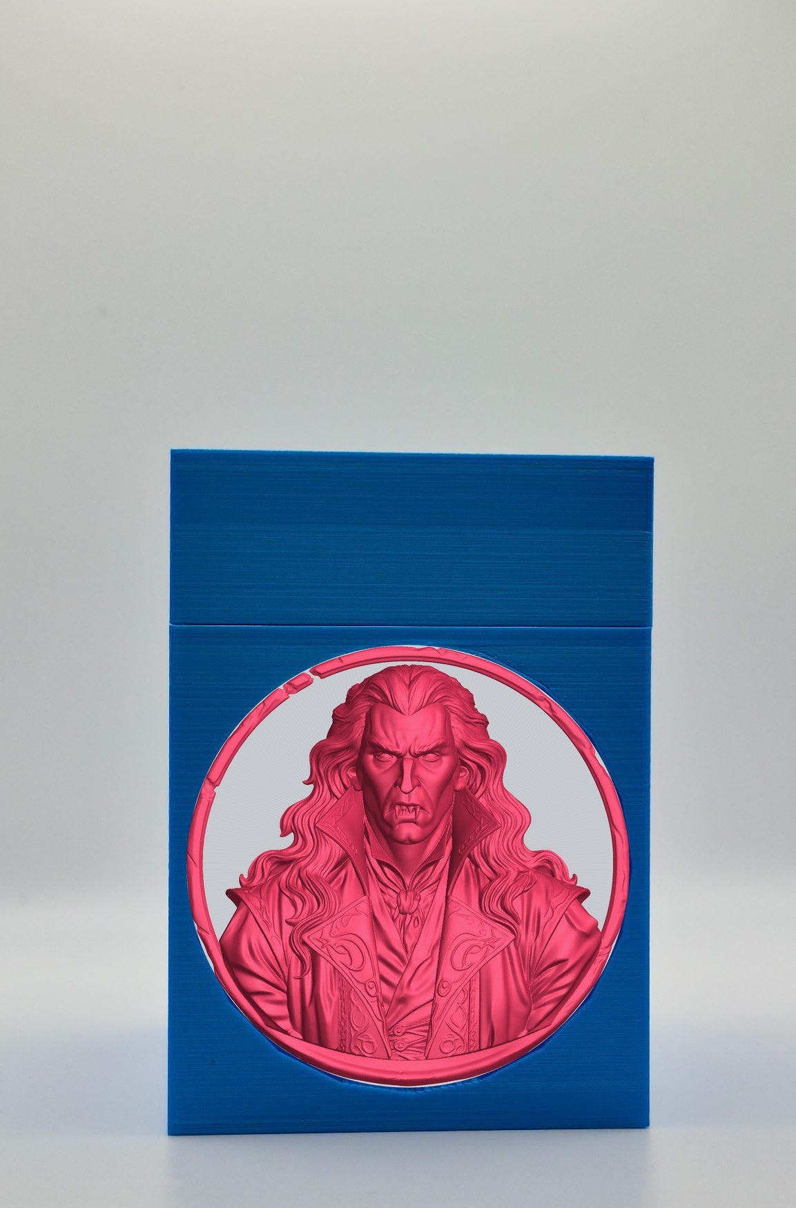 Gothic Vampire Card Box — Blue
