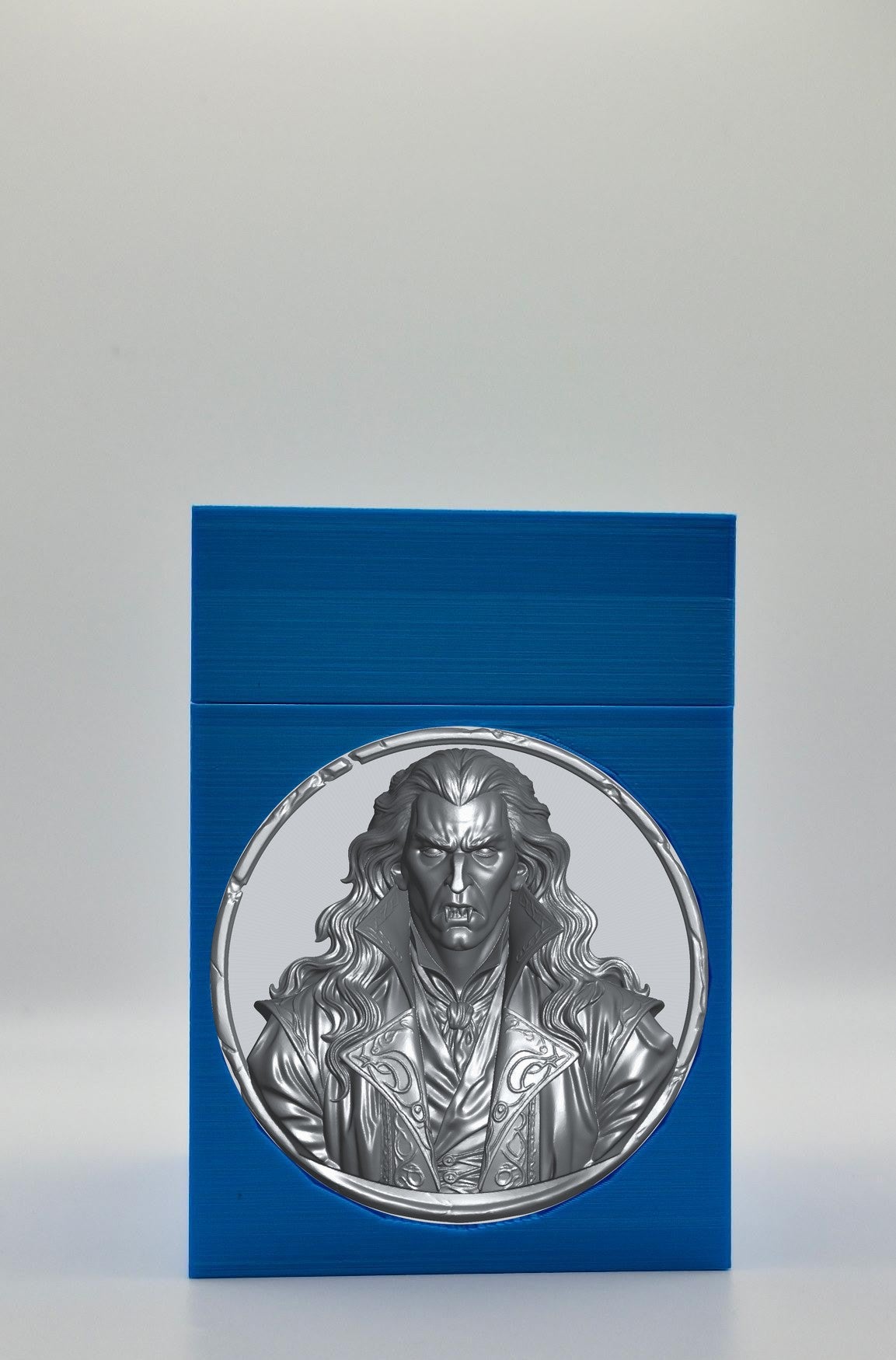 Gothic Vampire Card Box — Blue
