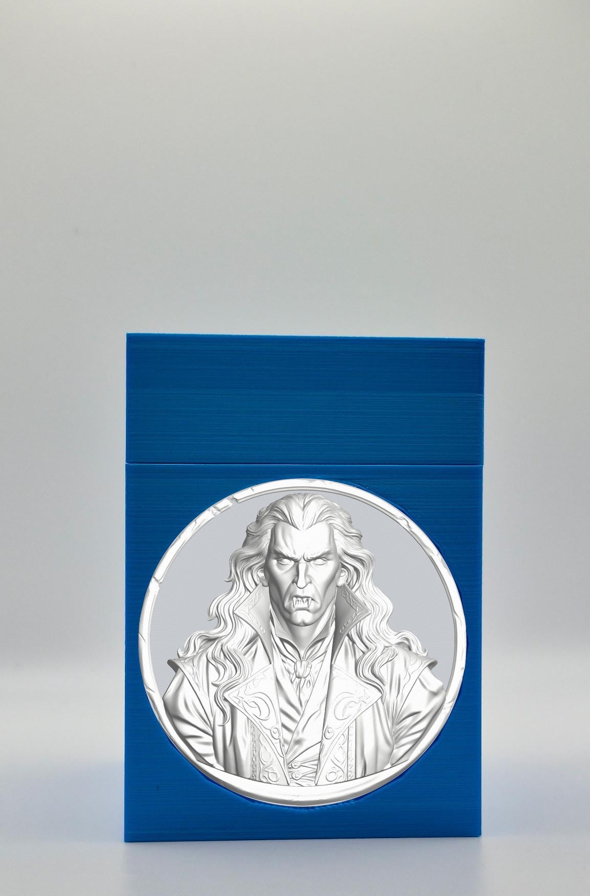 Gothic Vampire Card Box — Blue