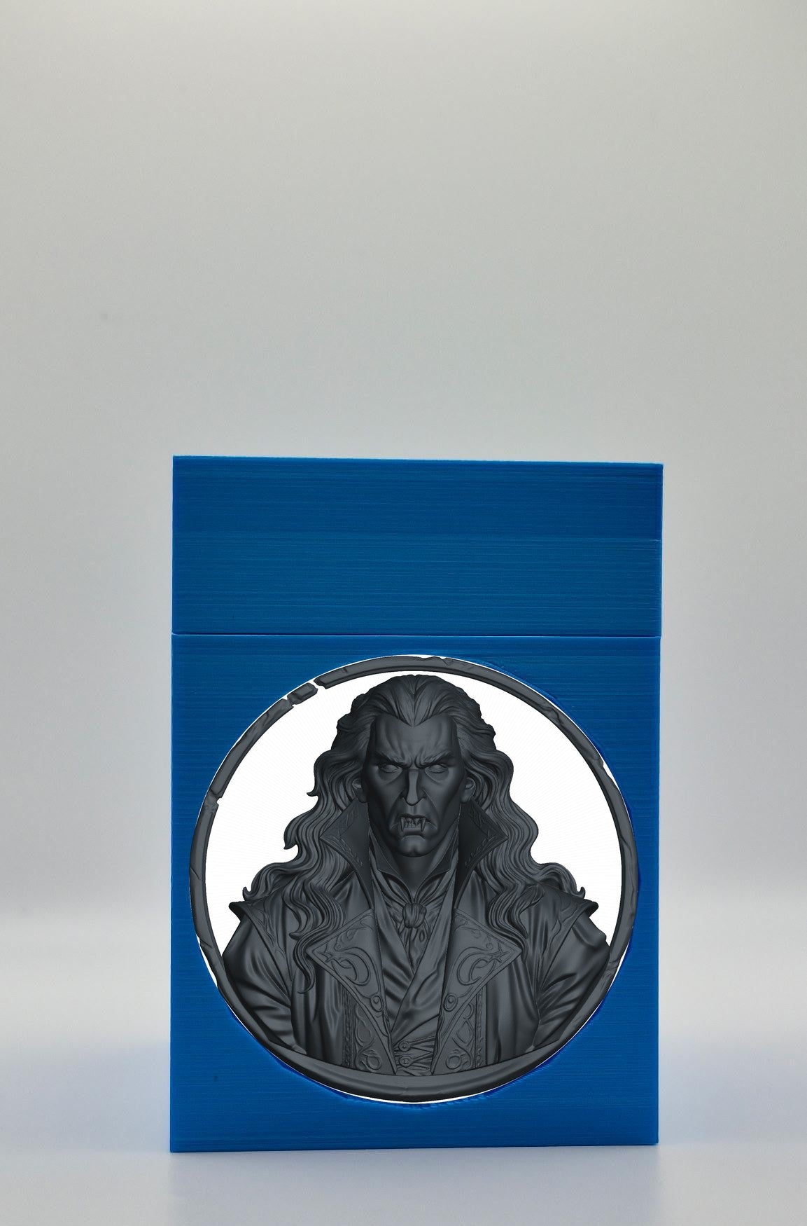 Gothic Vampire Card Box — Blue