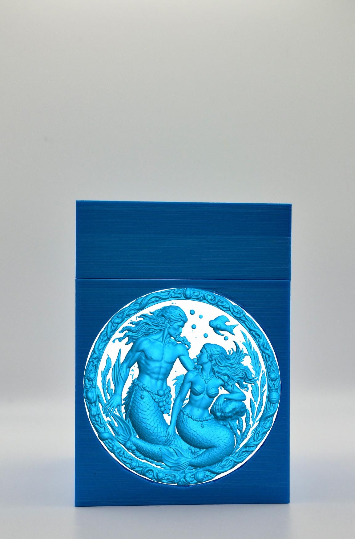Merfolk Card Box — Blue