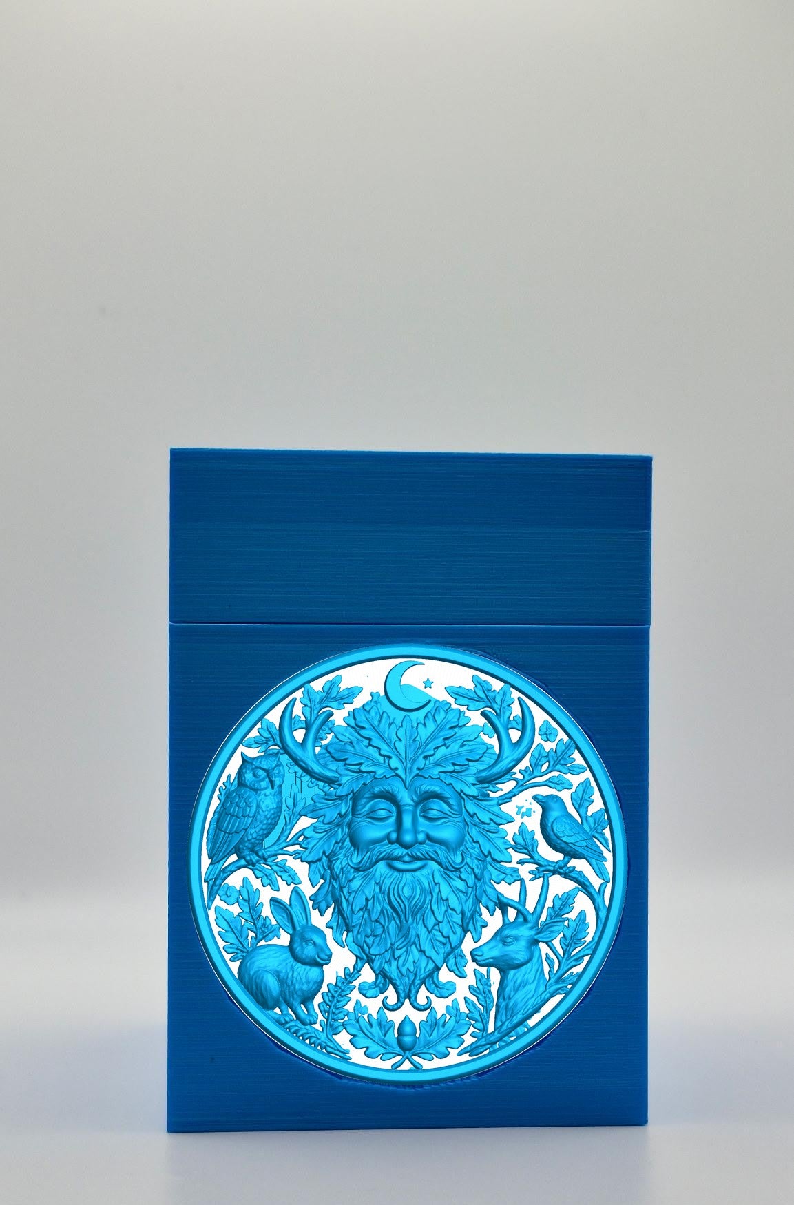 Tree Spirit Card Box — Blue