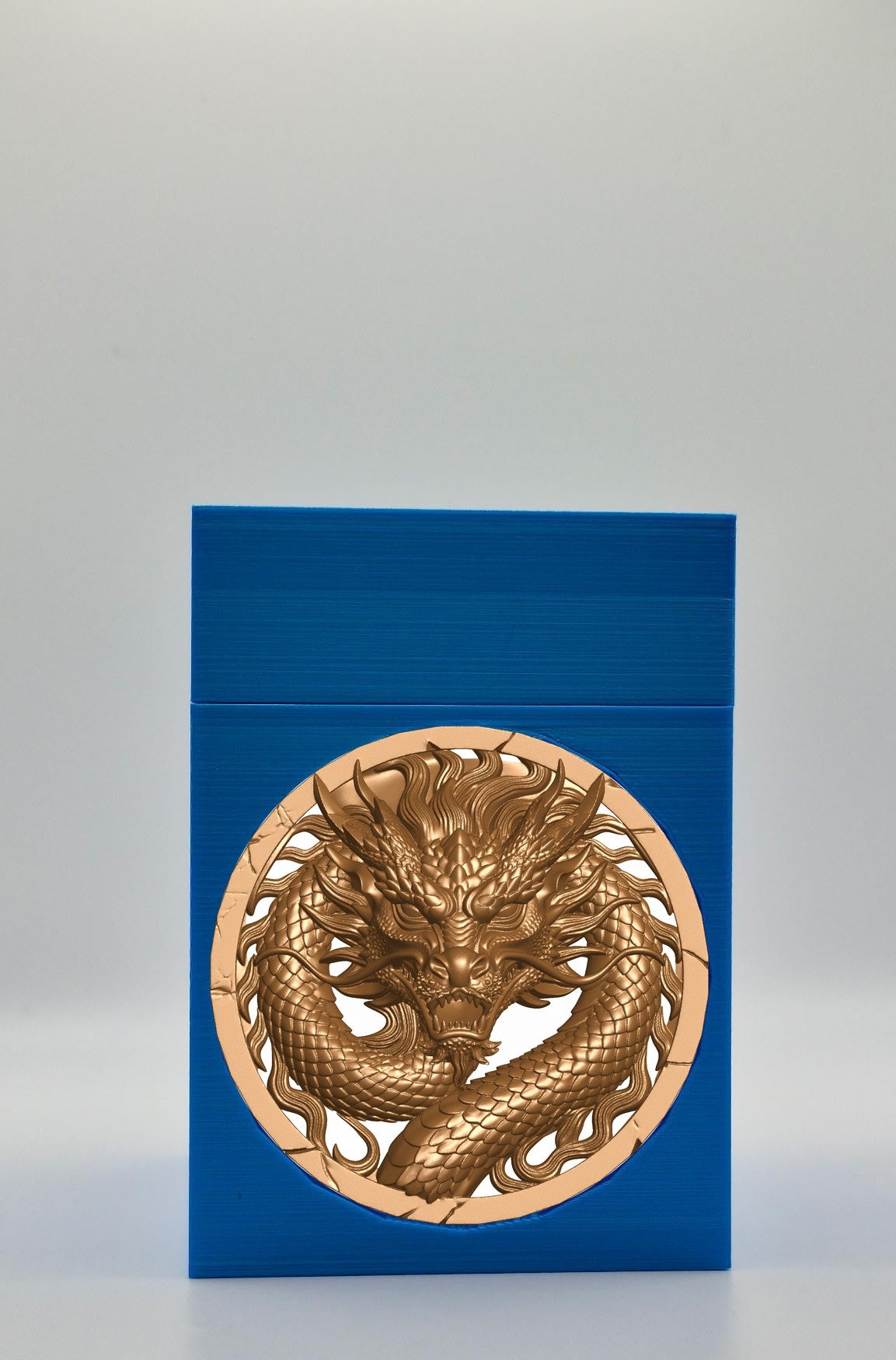 Dragon Card Box — Blue