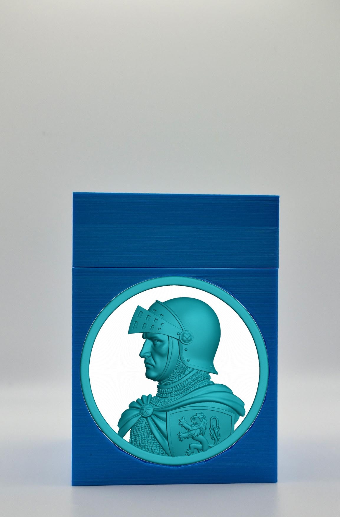 Knight Card Box — Blue