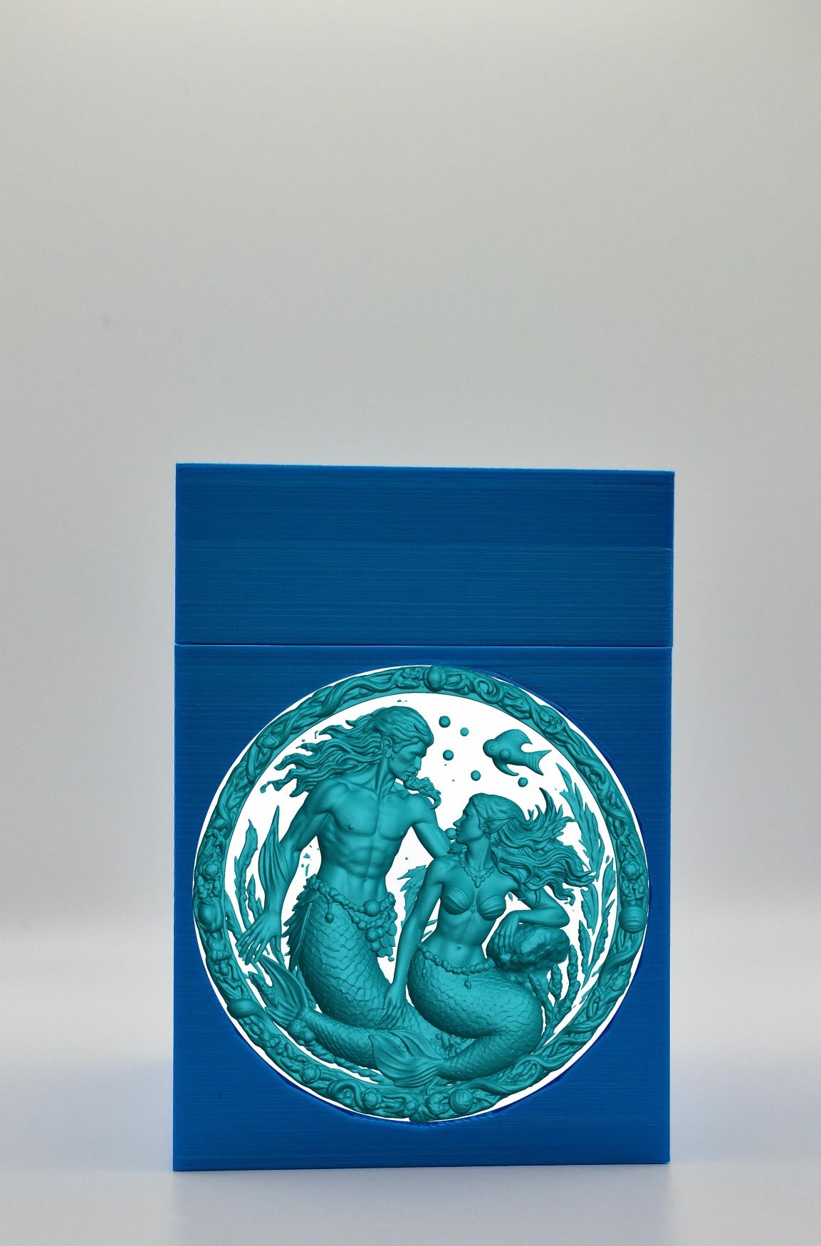 Merfolk Card Box — Blue