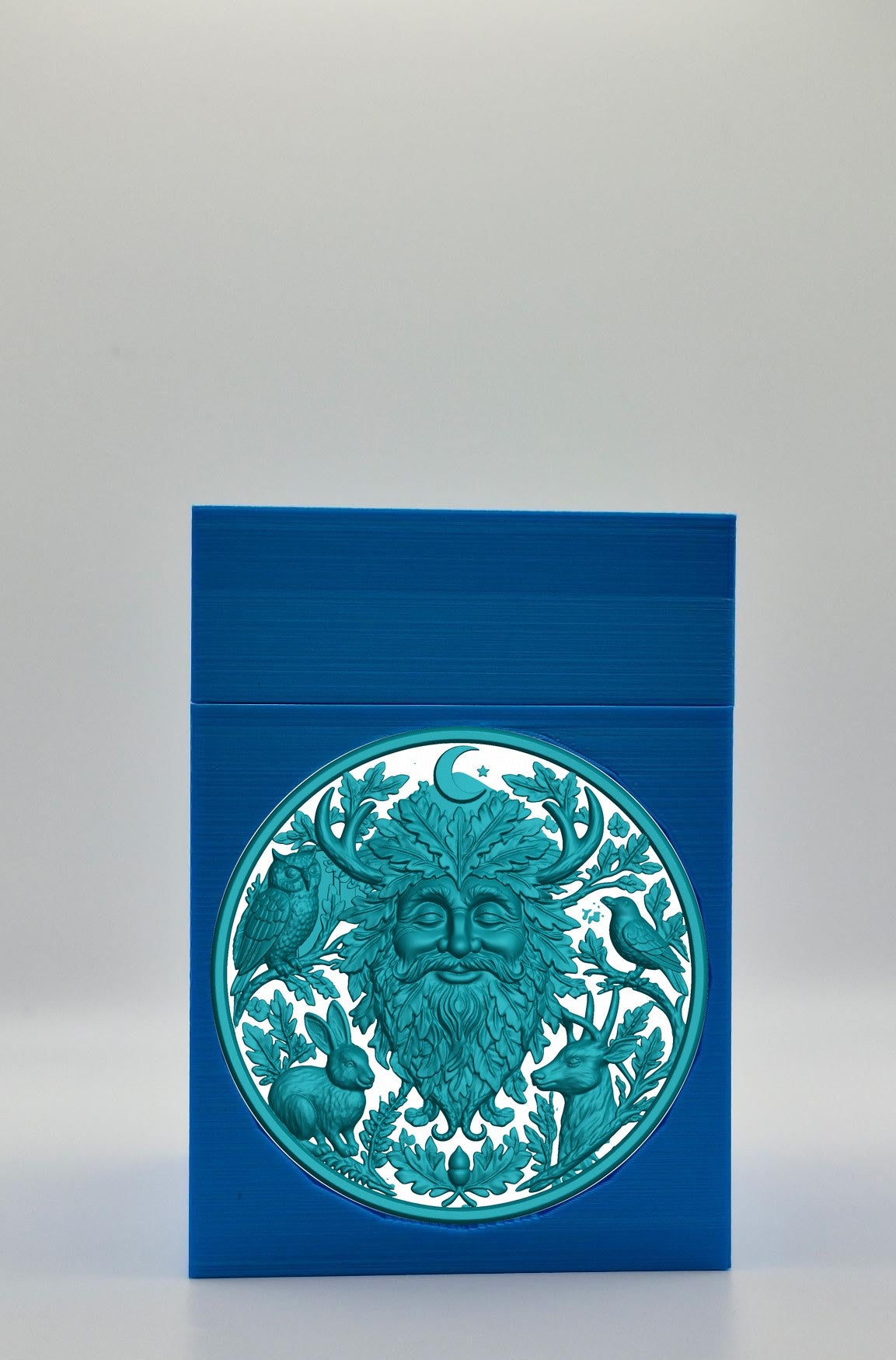 Tree Spirit Card Box — Blue