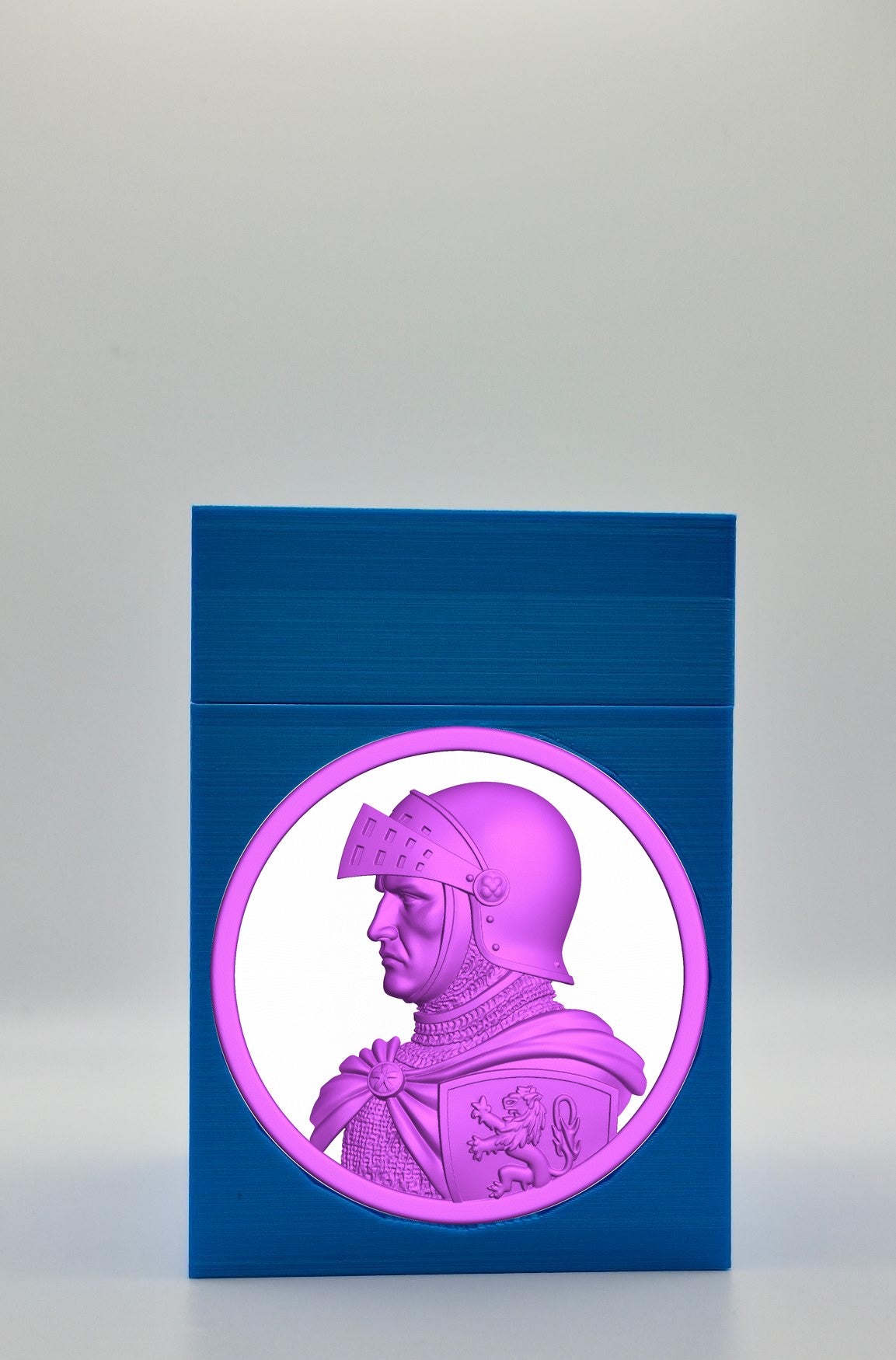 Knight Card Box — Blue