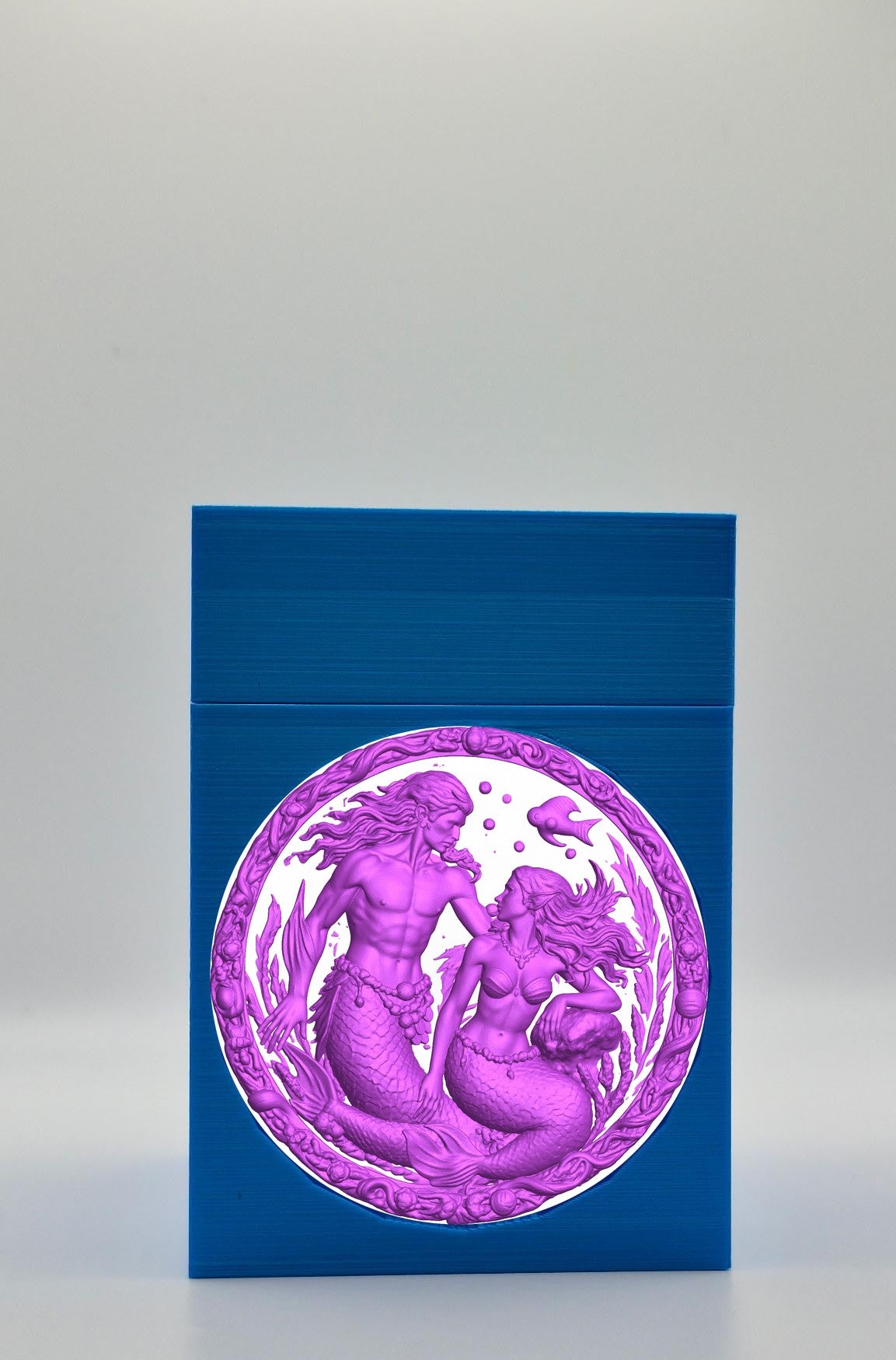 Merfolk Card Box — Blue