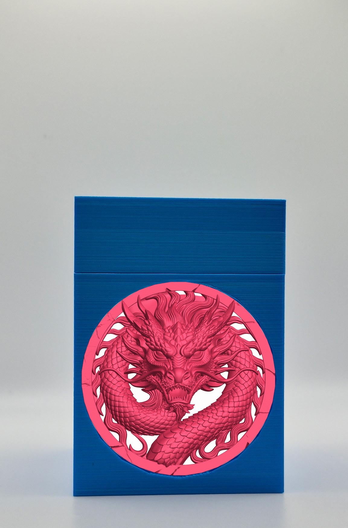 Dragon Card Box — Blue