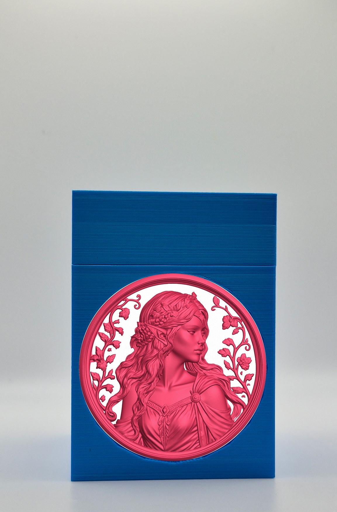 Elf Maiden Card Box — Blue