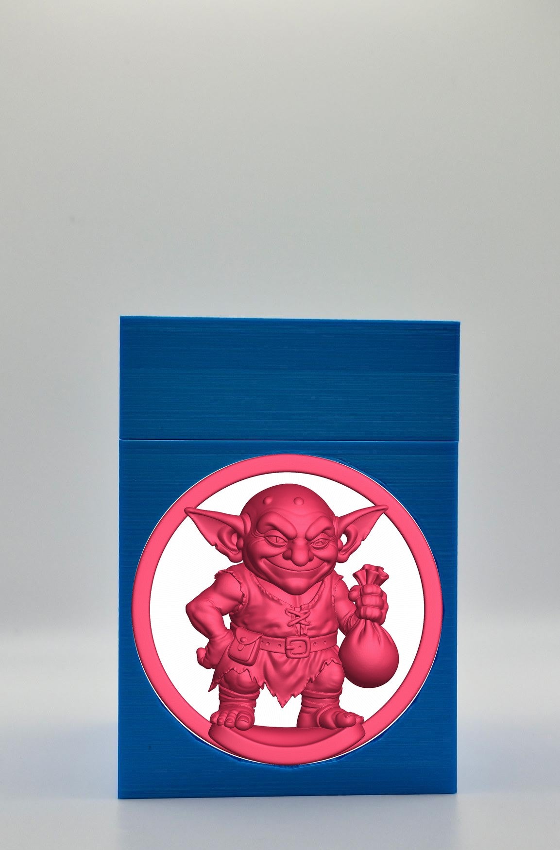 Greedy Goblin Card Box — Blue