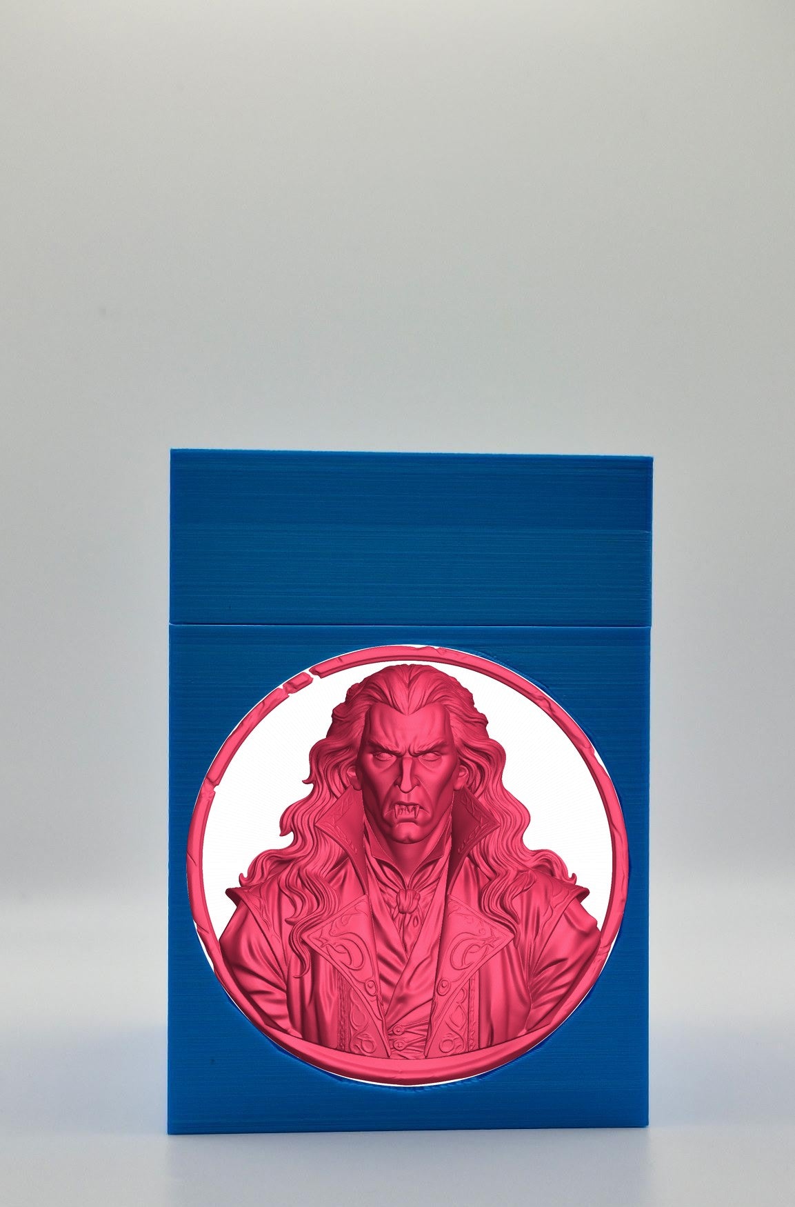 Gothic Vampire Card Box — Blue
