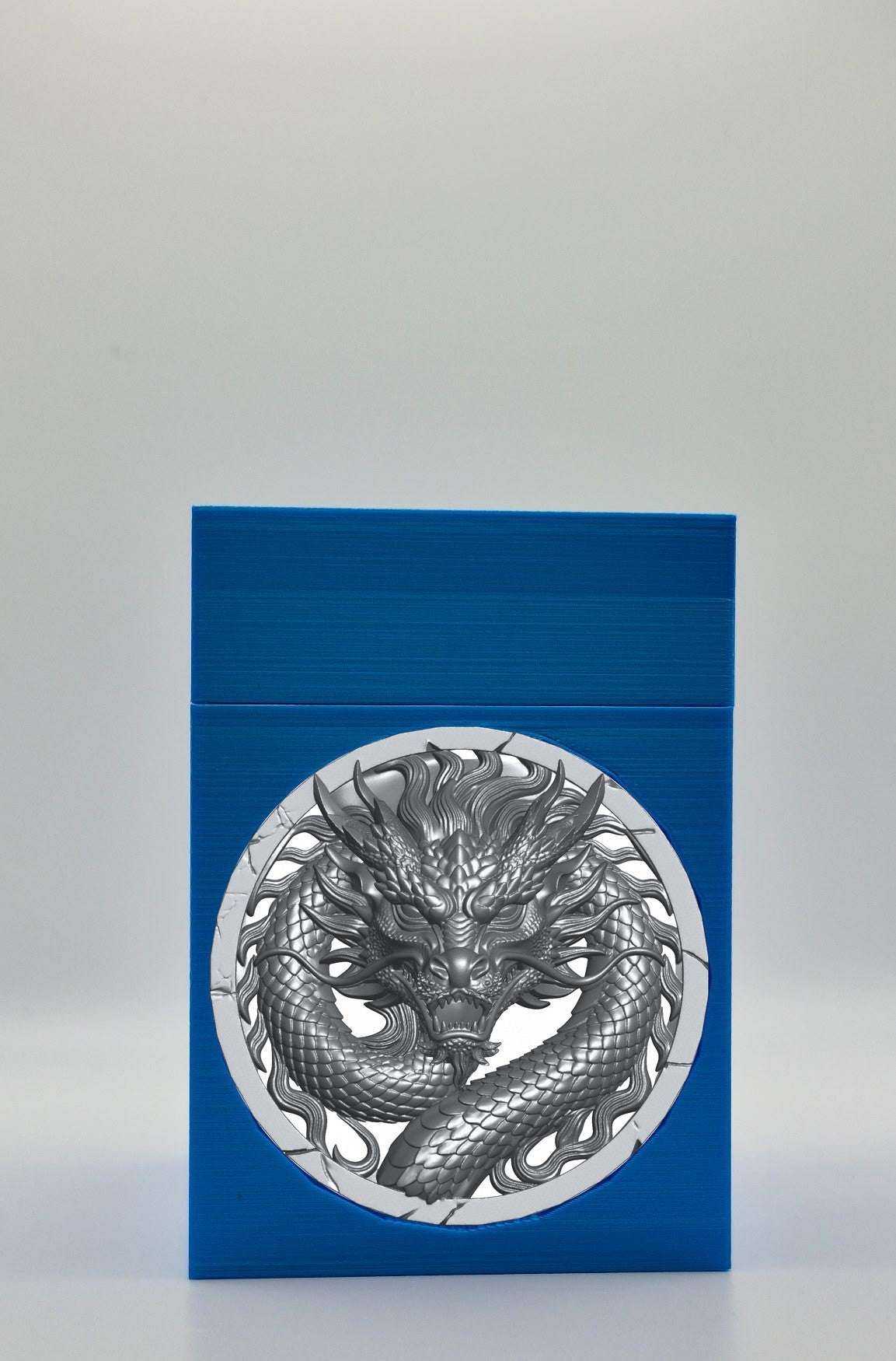 Dragon Card Box — Blue