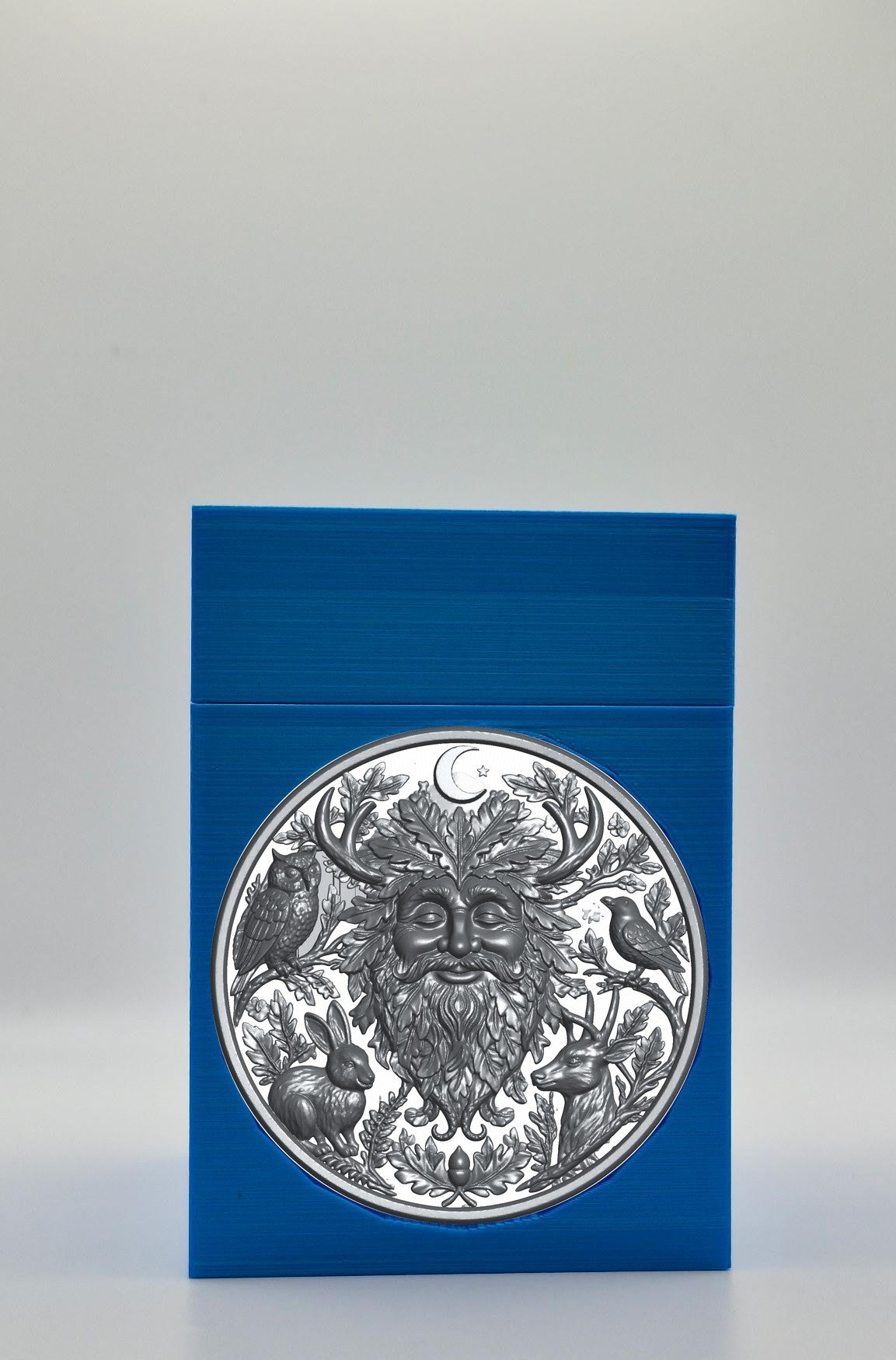 Tree Spirit Card Box — Blue