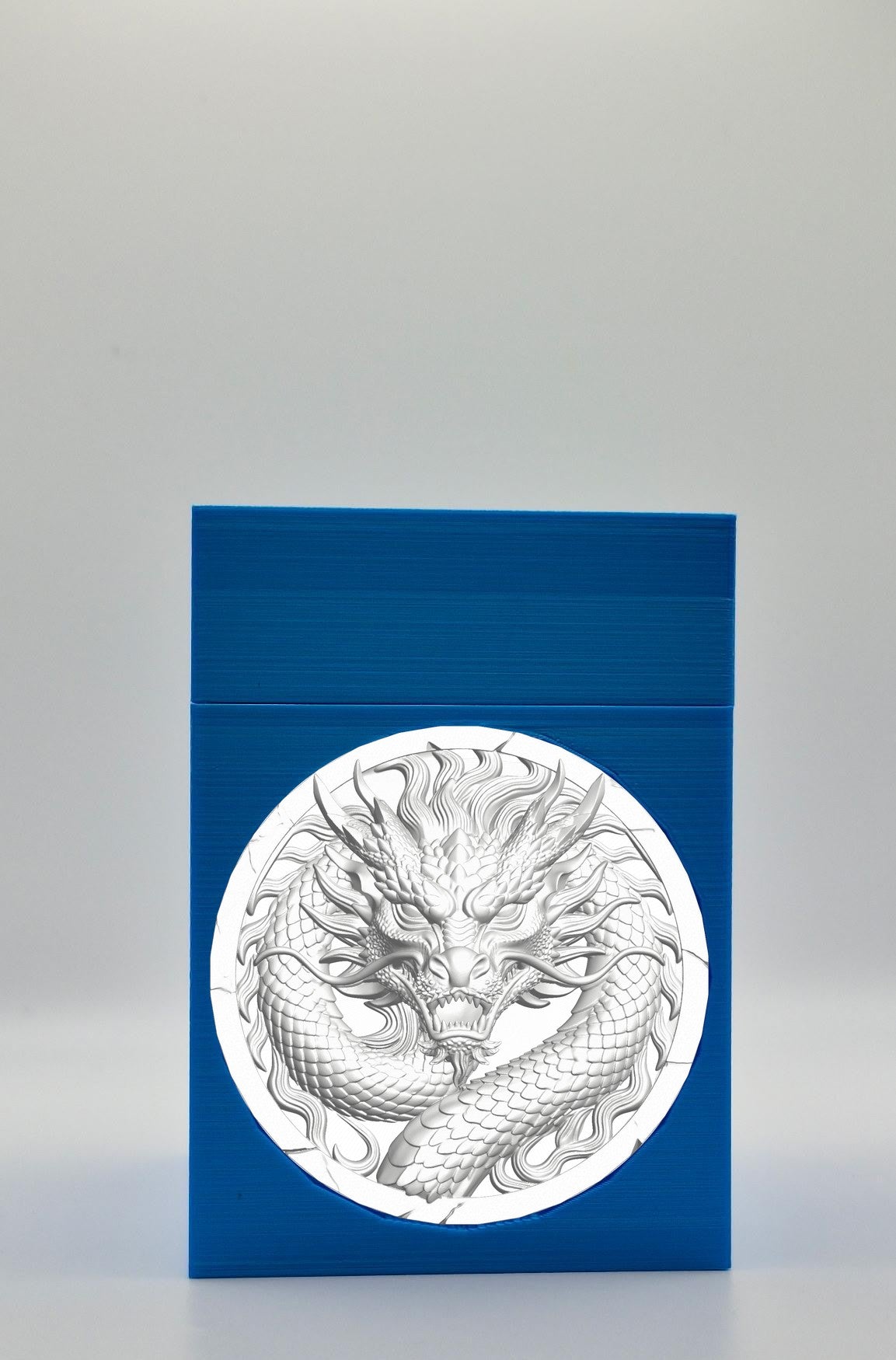 Dragon Card Box — Blue