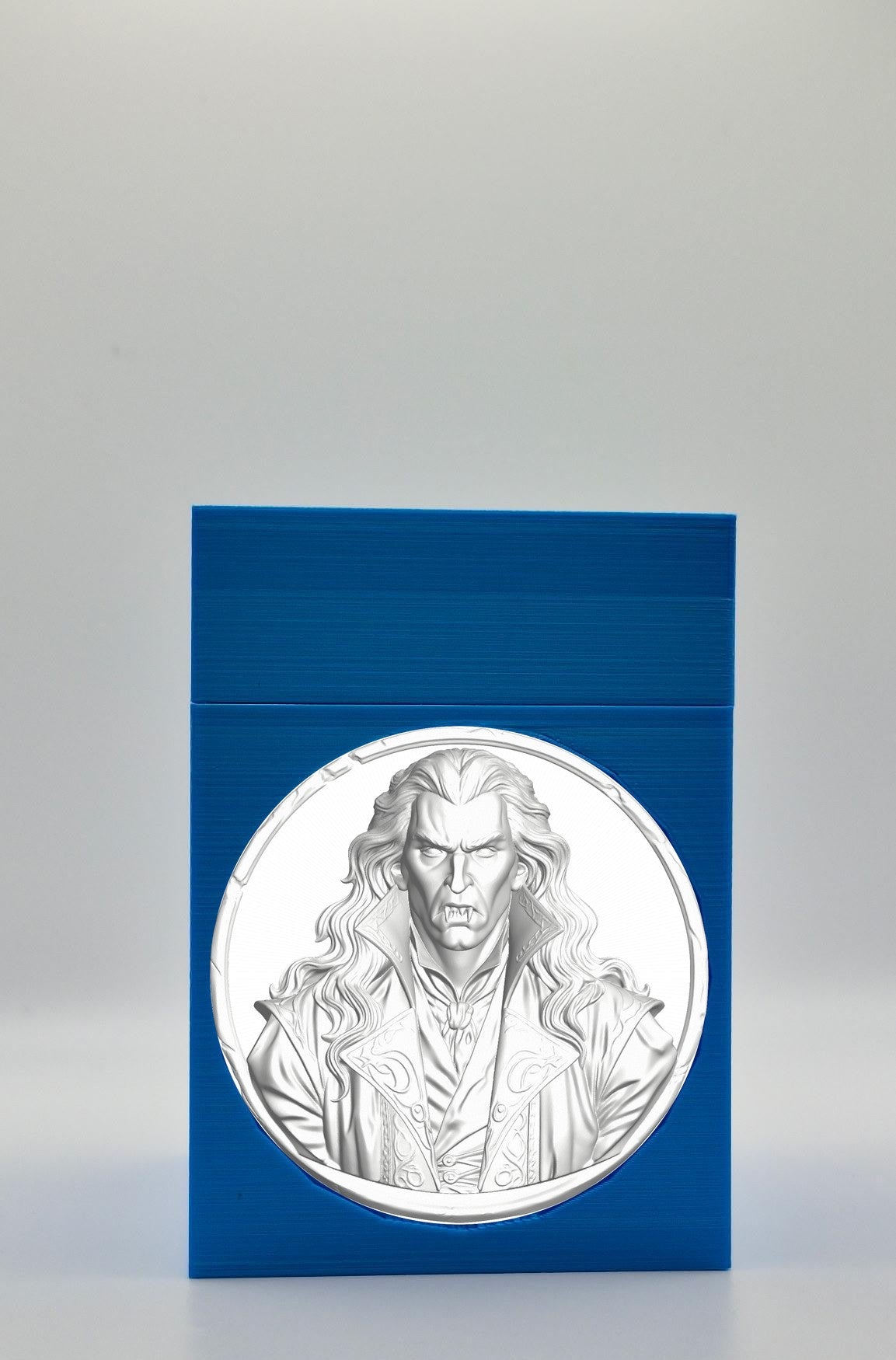 Gothic Vampire Card Box — Blue