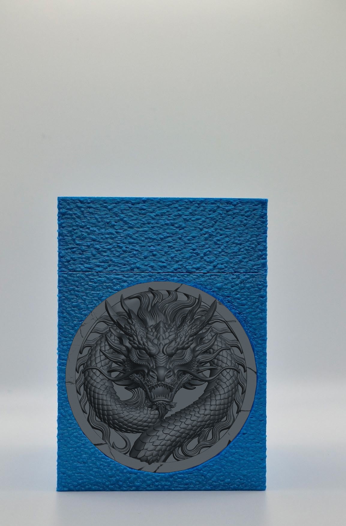 Dragon Card Box — Blue