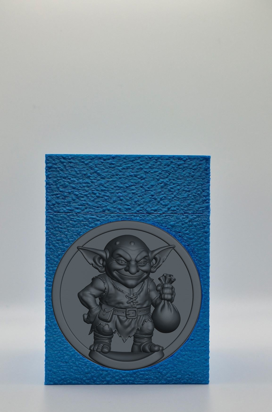 Greedy Goblin Card Box — Blue