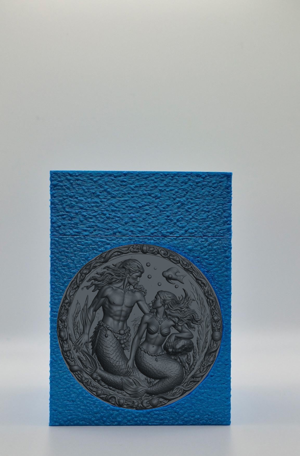 Merfolk Card Box — Blue