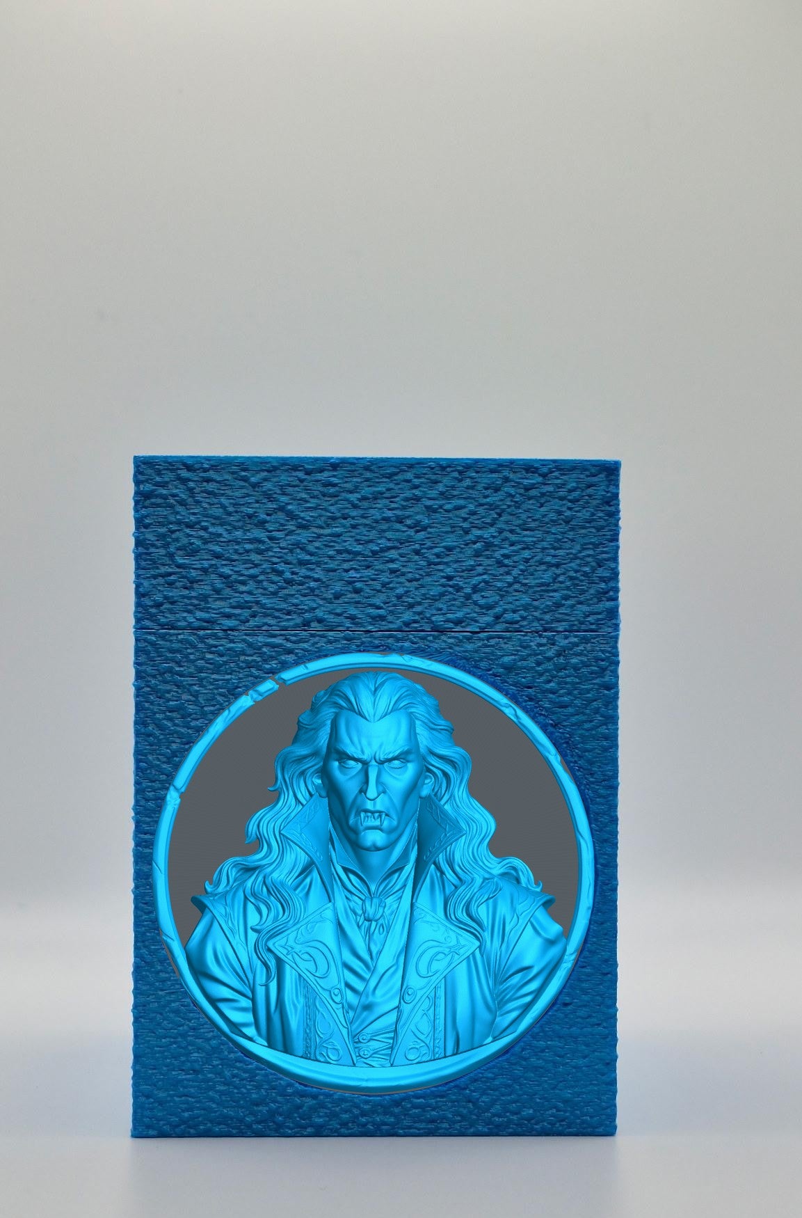 Gothic Vampire Card Box — Blue