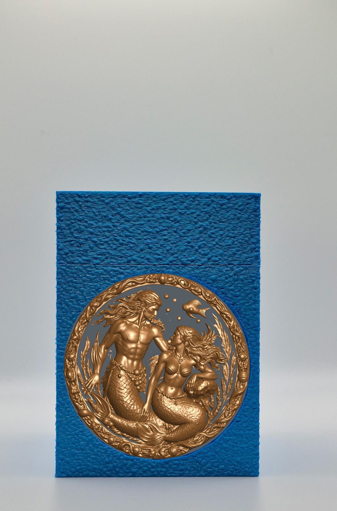 Merfolk Card Box — Blue