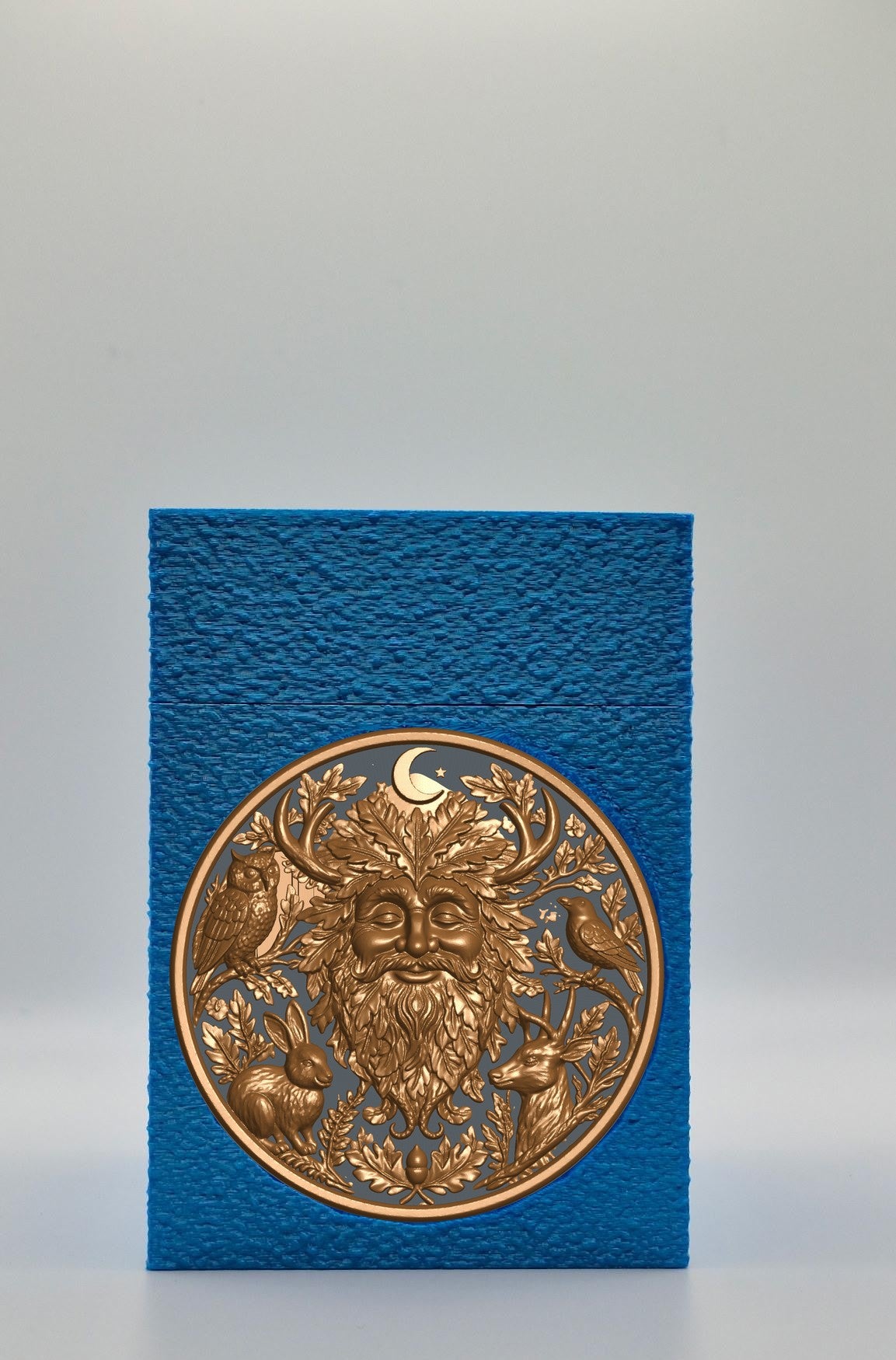 Tree Spirit Card Box — Blue
